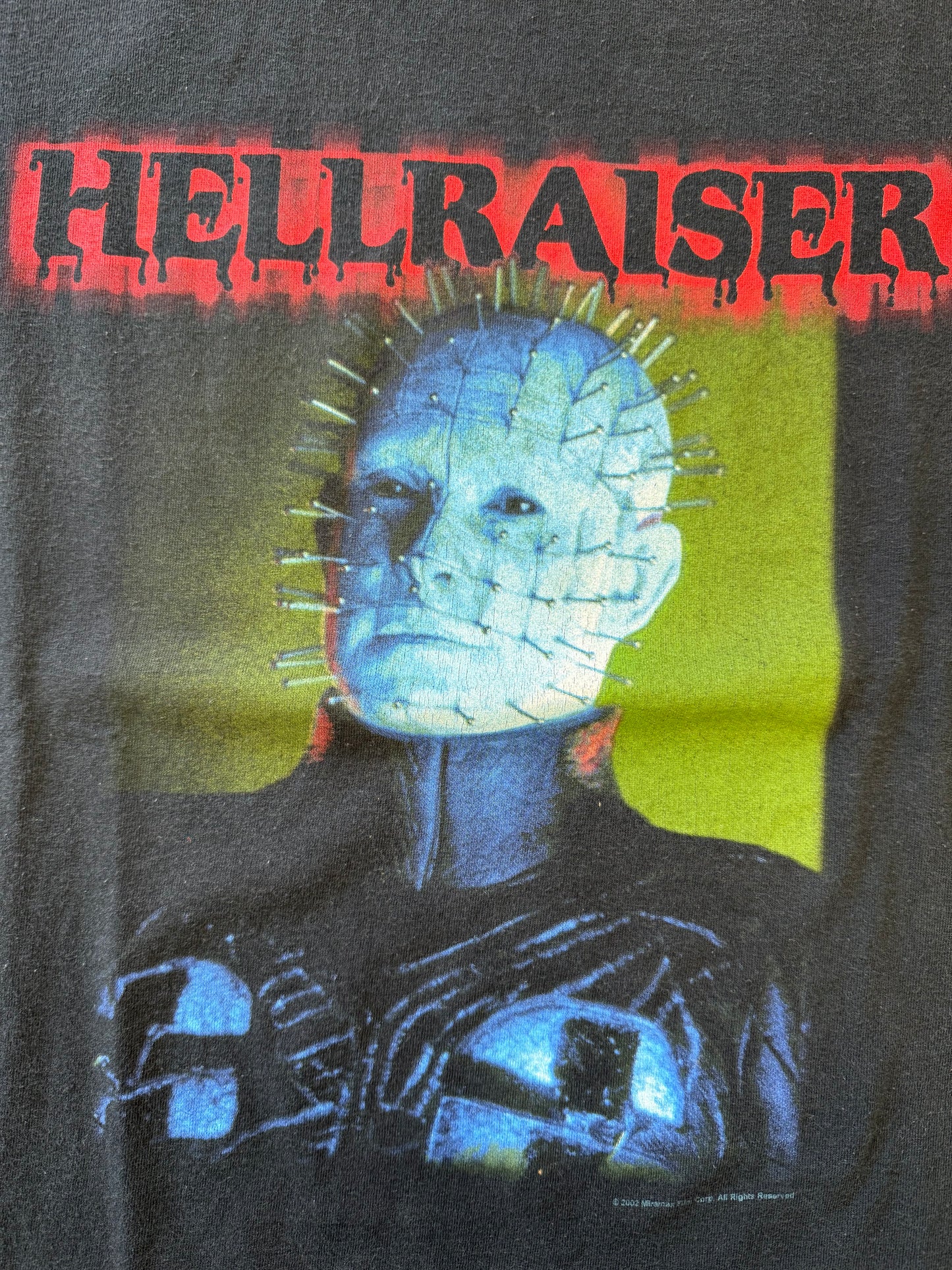 2002 HELLRAISER "YOUR SUFFERING WILL BE LEGENDARY, EVEN IN HELL." TEE (ANVIL TAG)