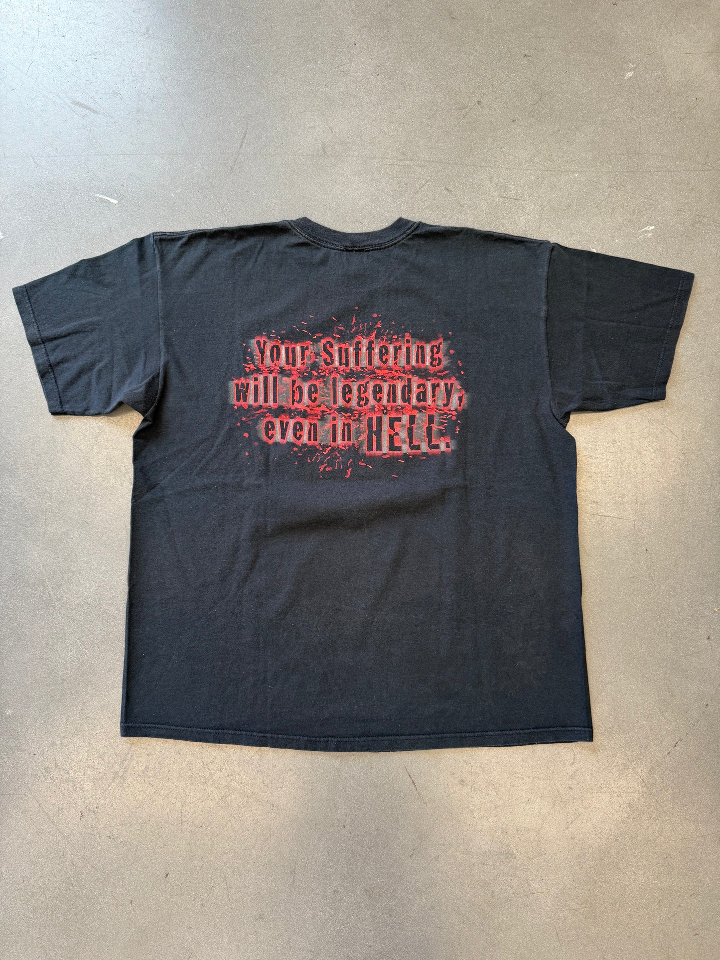 2002 HELLRAISER "YOUR SUFFERING WILL BE LEGENDARY, EVEN IN HELL." TEE (ANVIL TAG)