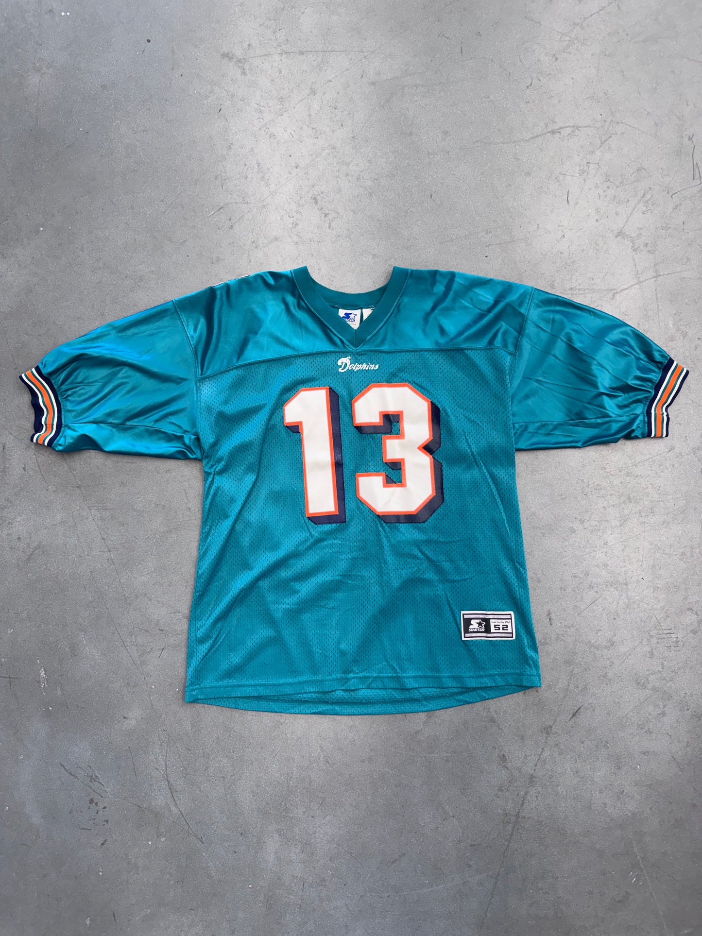 MIAMI DOLPHINS DAN MARINO #13 STARTER JERSEY SIZE 52