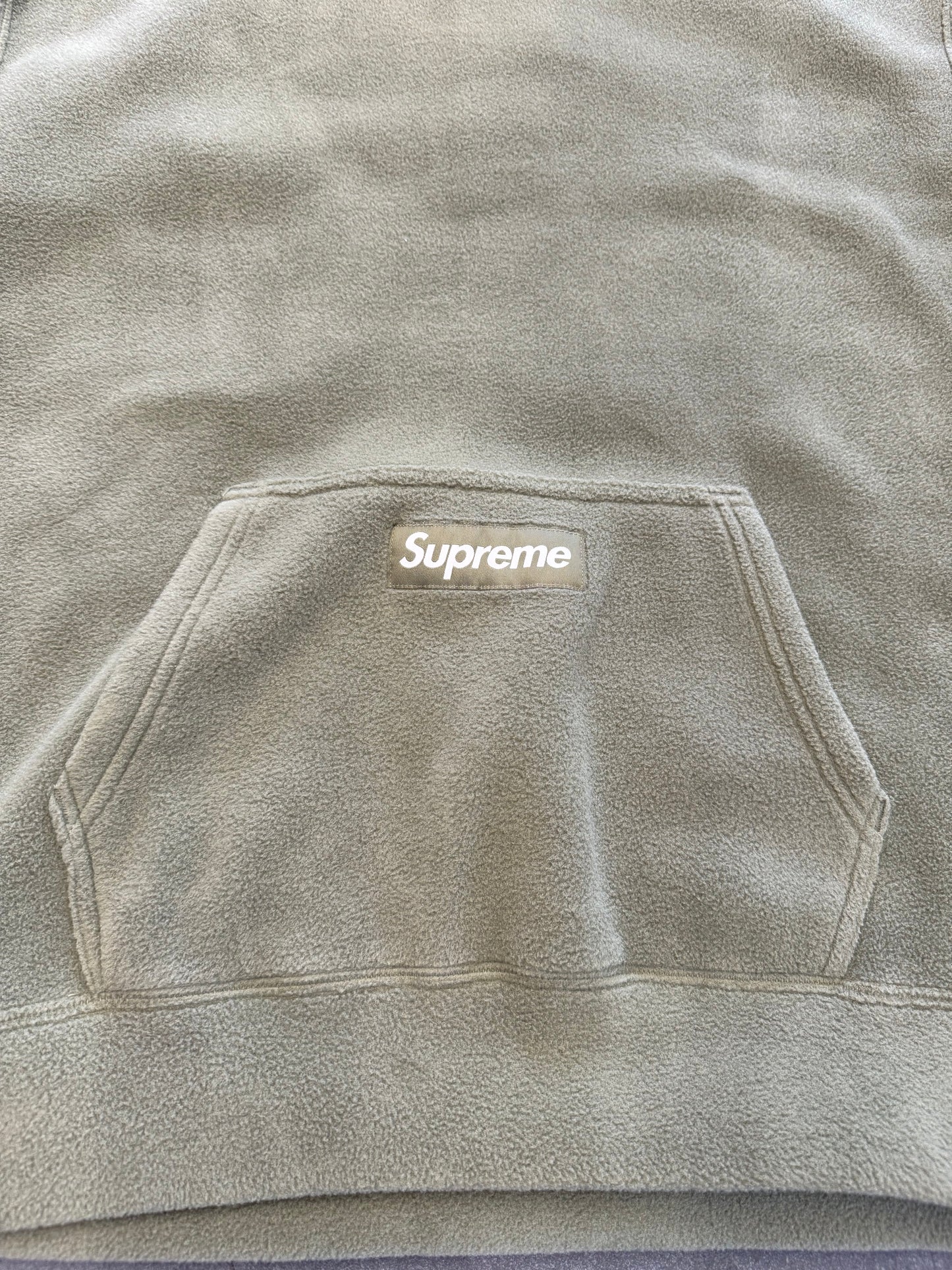 FW21 SUPREME POLARTEC HOODED SWEATSHIRT
