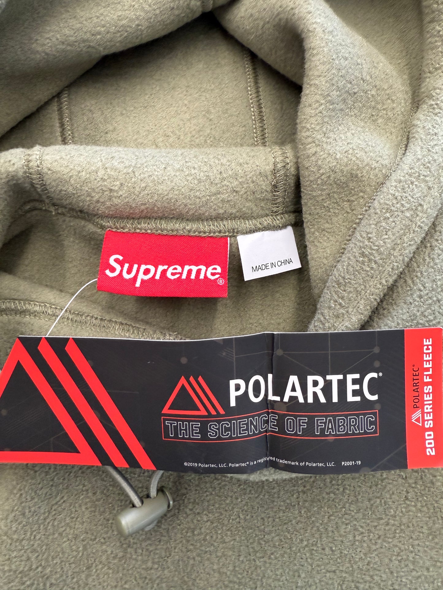 FW21 SUPREME POLARTEC HOODED SWEATSHIRT