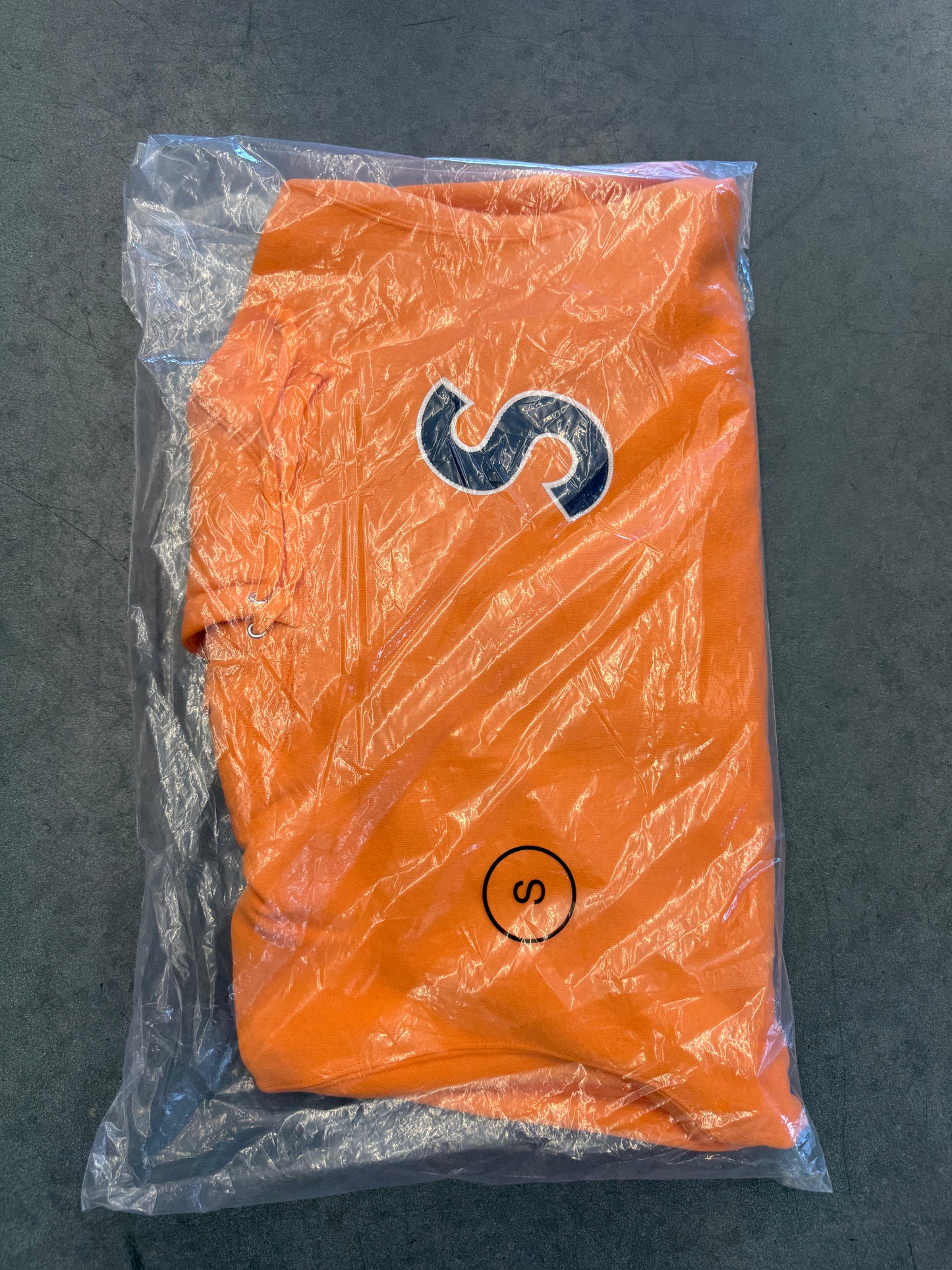 SS25 SUPREME S LOGO HOODED SWEATSHIRT - BRIGHT ORANGE (NEW)