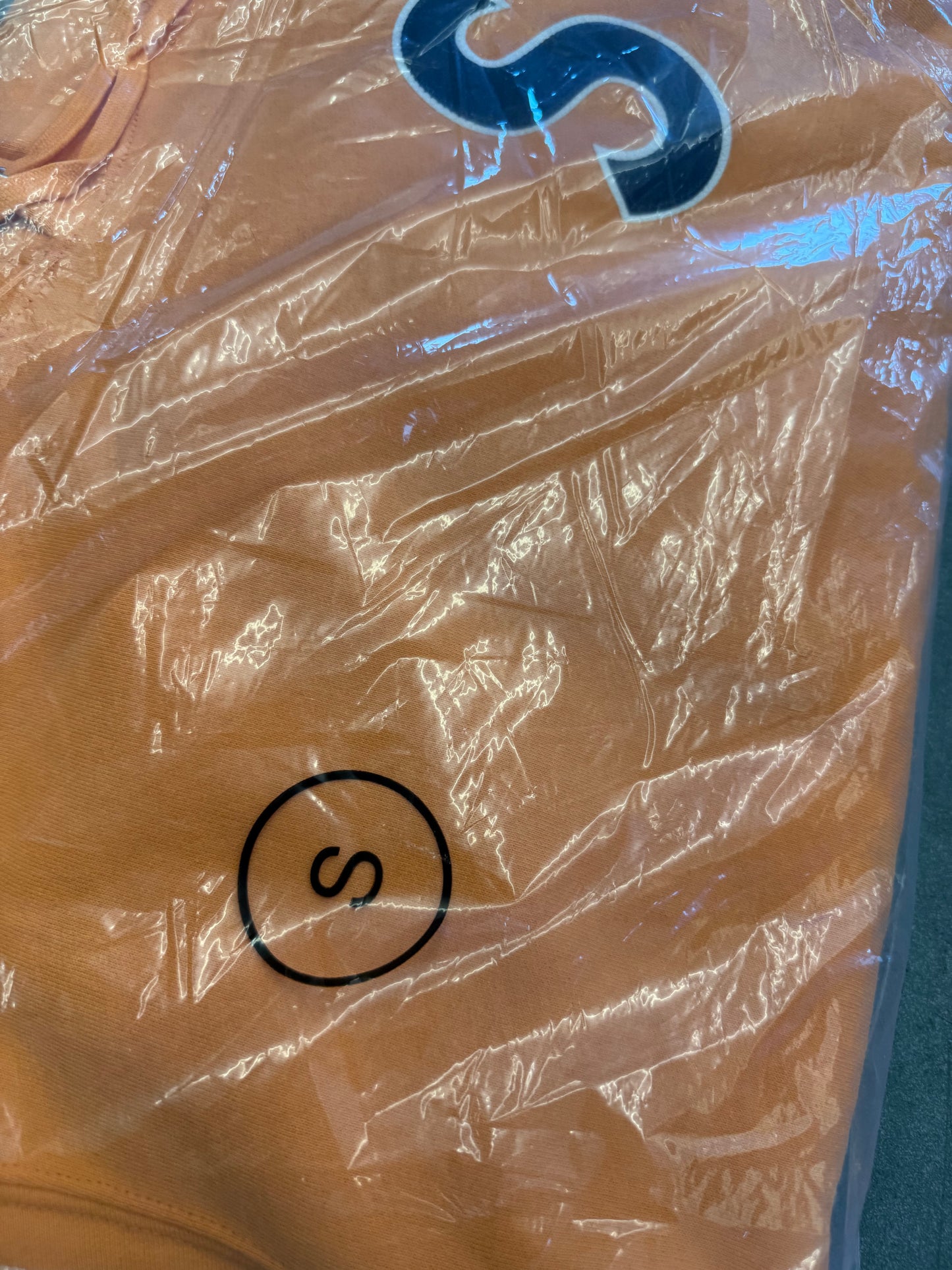 SS25 SUPREME S LOGO HOODED SWEATSHIRT - BRIGHT ORANGE (NEW)