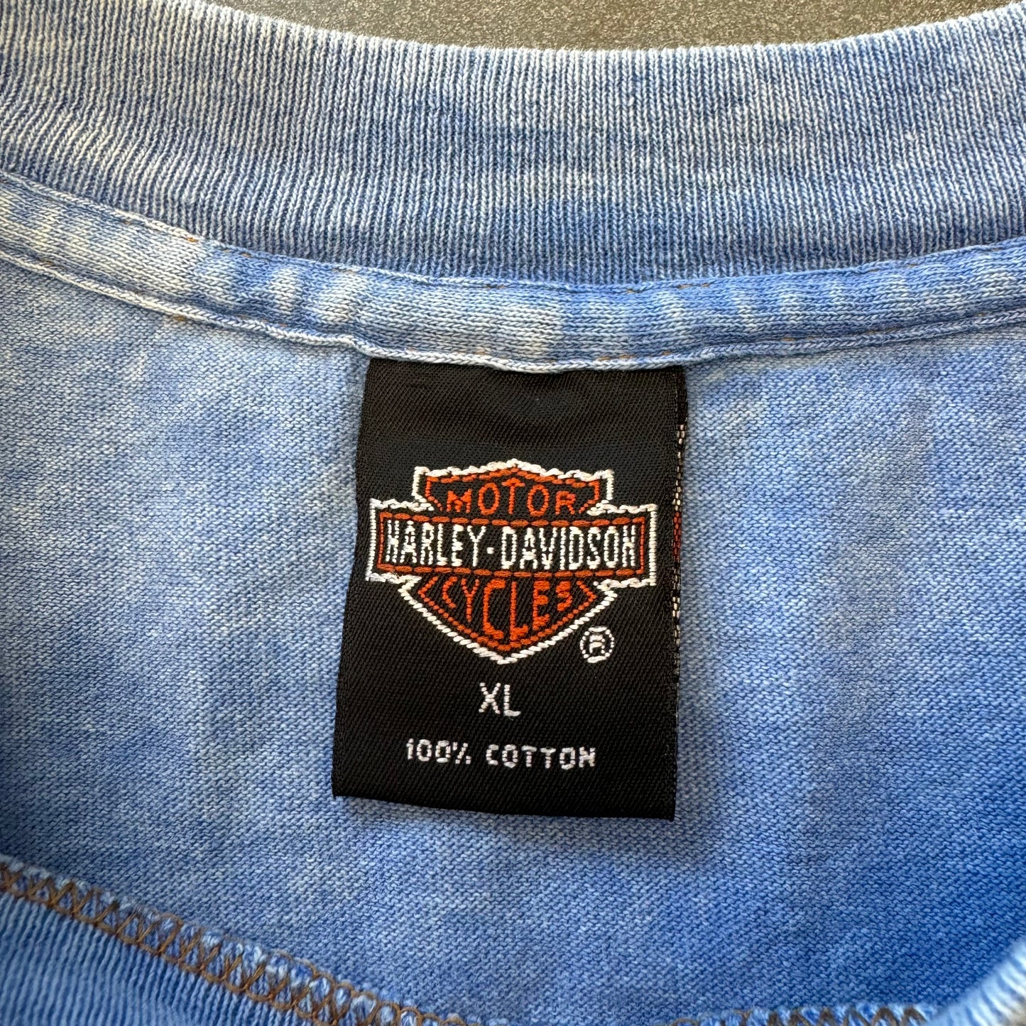 1995 HARLEY-DAVIDON NO LOGO CENTER LAS VEGAS NEVADA TEE