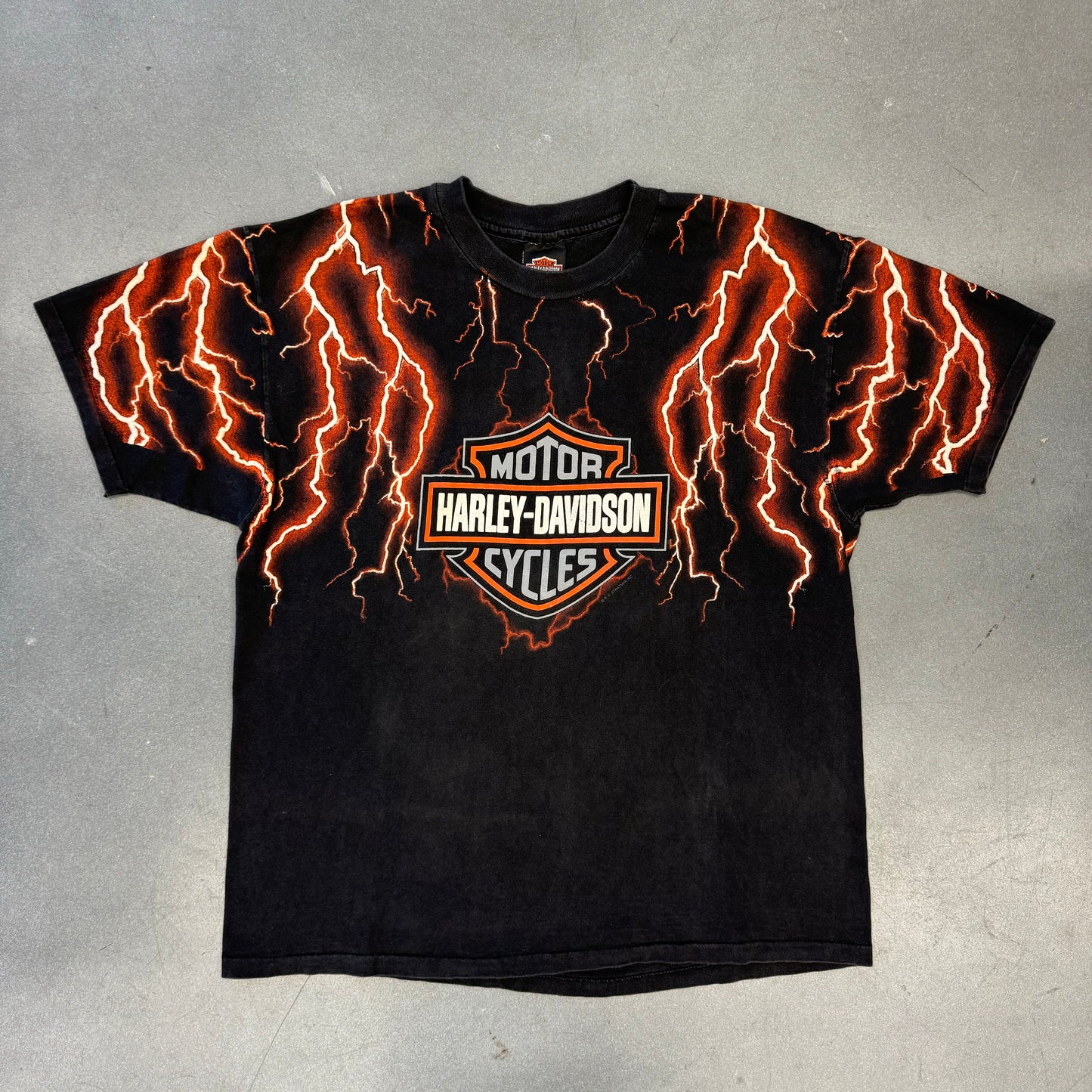 1989 HARLEY-DAVIDSON ORANGE LIGHTNING C&E AUBURN, CALIFORNIA