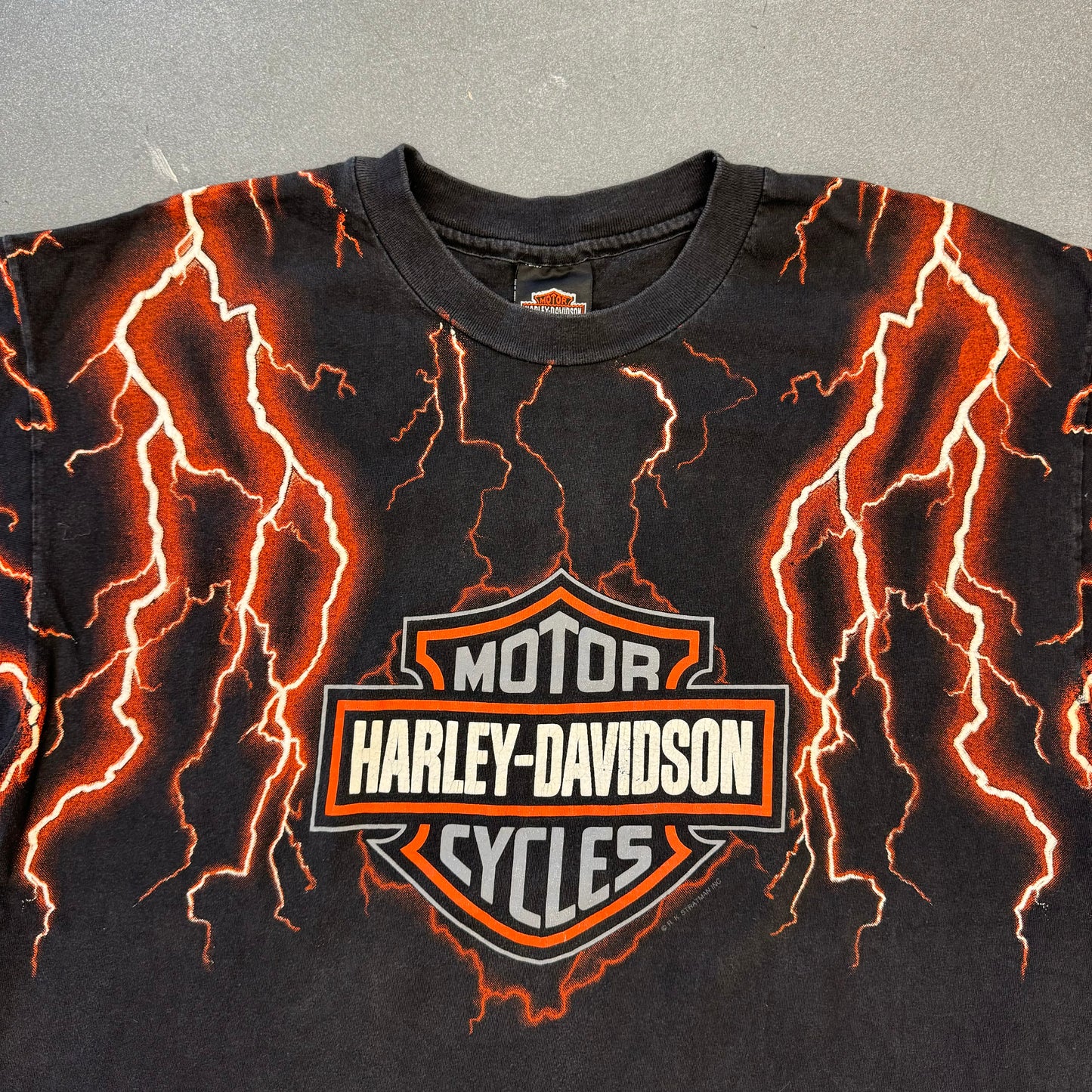 1989 HARLEY-DAVIDSON ORANGE LIGHTNING C&E AUBURN, CALIFORNIA