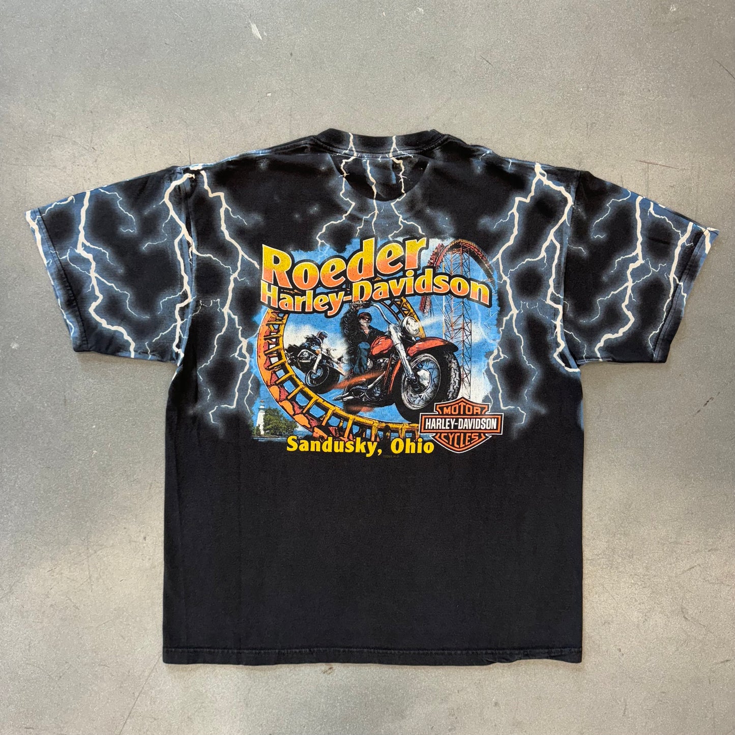 2005/2006 ROEDER HARLEY-DAVIDSON SANDUSKY, OHIO LIGHTNING GRAPHIC