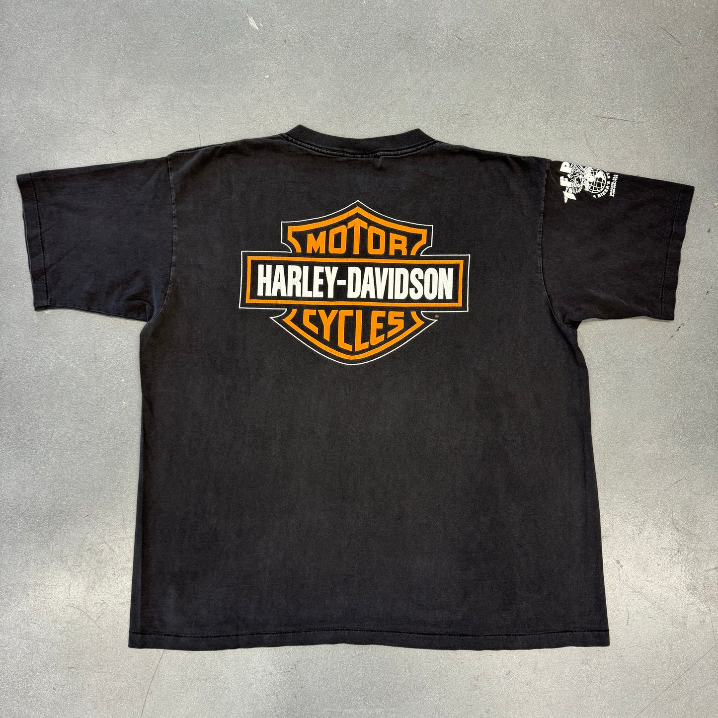 HARLEY-DAVIDSON HAIR BLOWING IN WIND I.F.P.I A BIKER'S STORE MARGATE, FLA