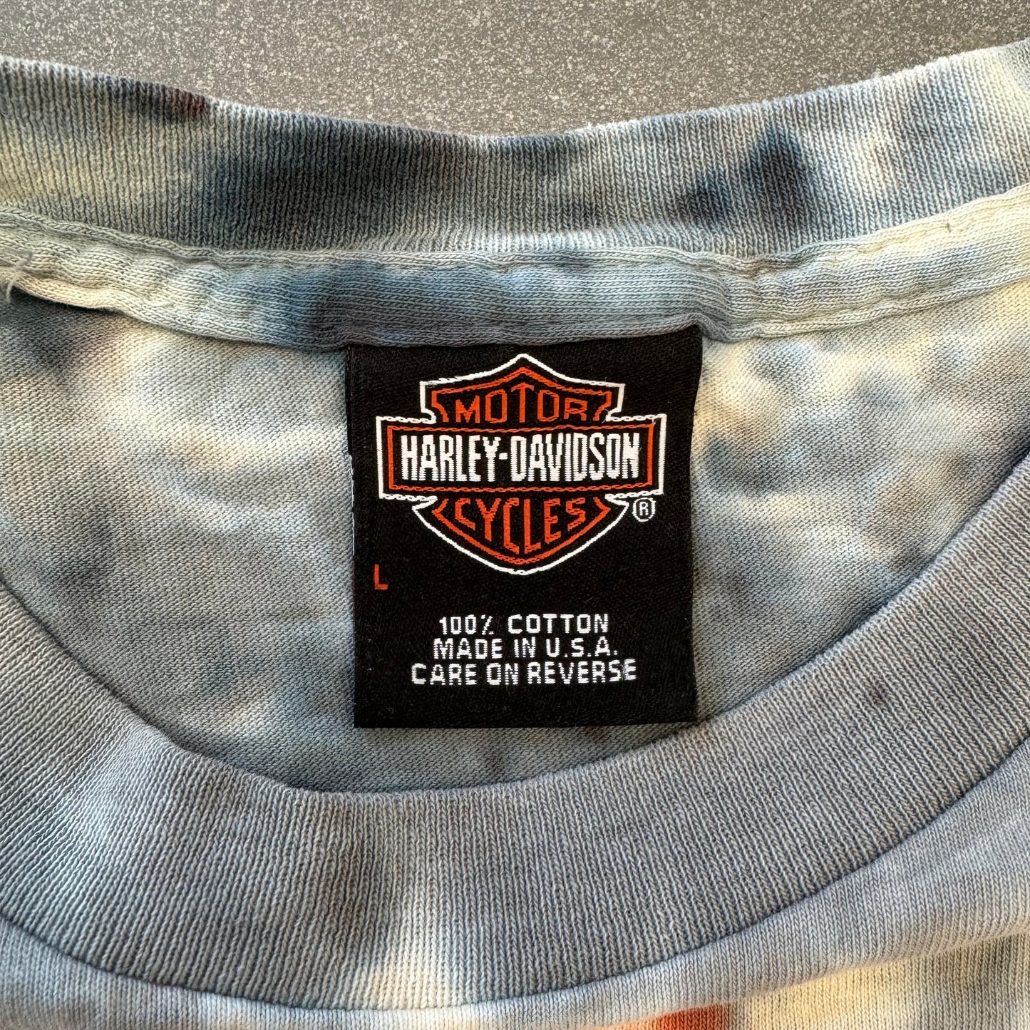 HARLEY-DAVIDSON G & S OF NASHVILLE, TN MOTORCYCLES TIE-DYE