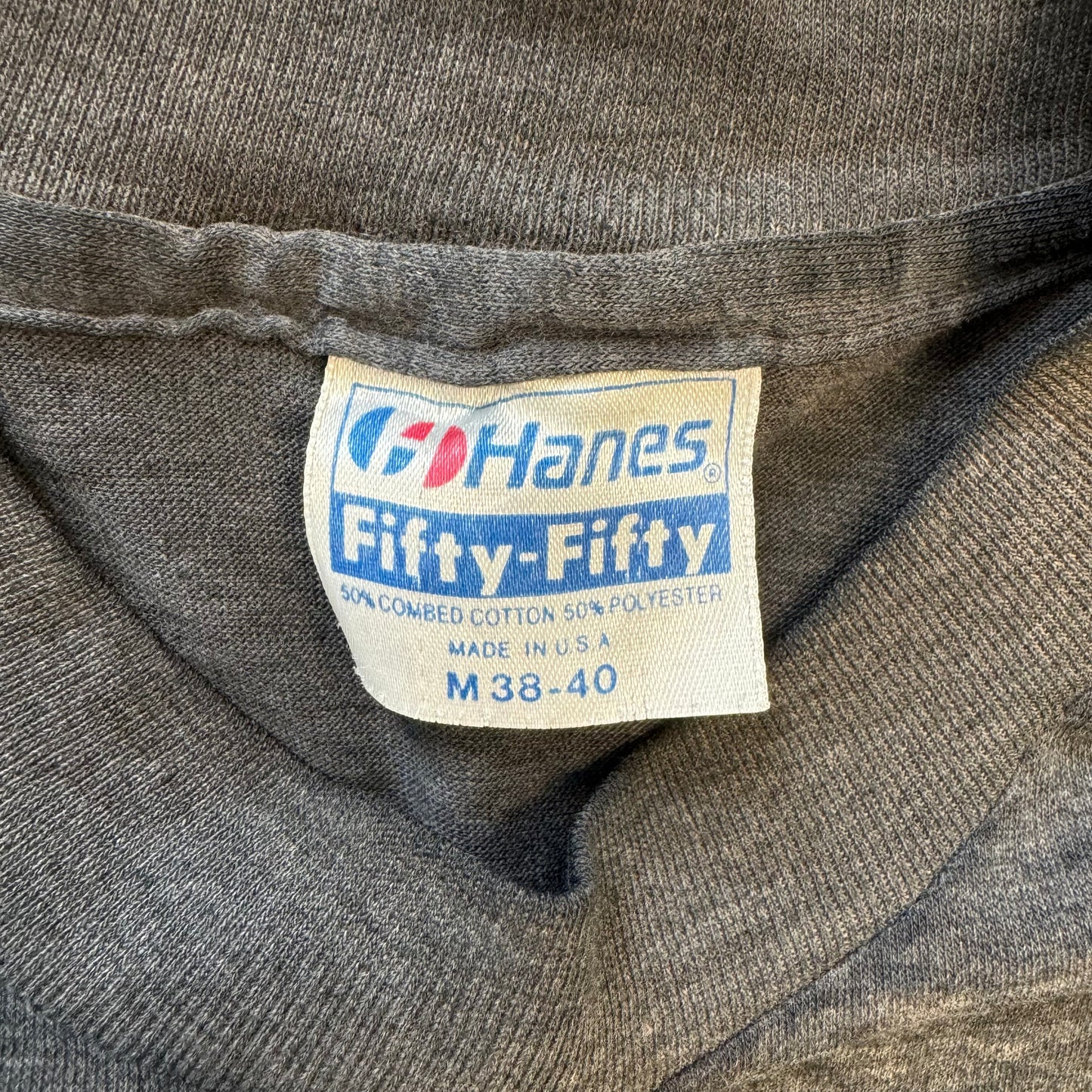 HARLEY-DAVIDSON MY HEART BELONGS TO HARLEY HEAT TRANSFER (HANES FIFTY-FIFTY TAG)