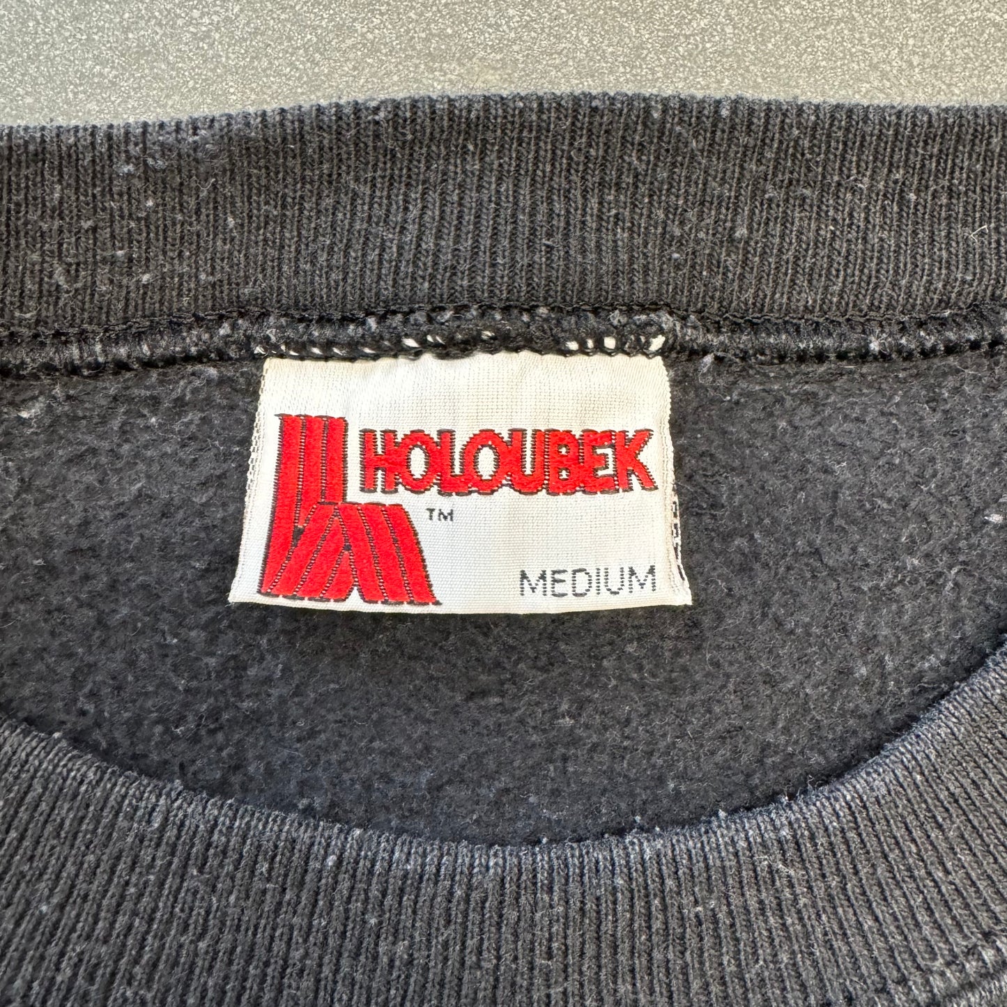 HARLEY-DAVIDSON USA 1992 MINOT, ND CREWNECK HOLOUBEX TAG