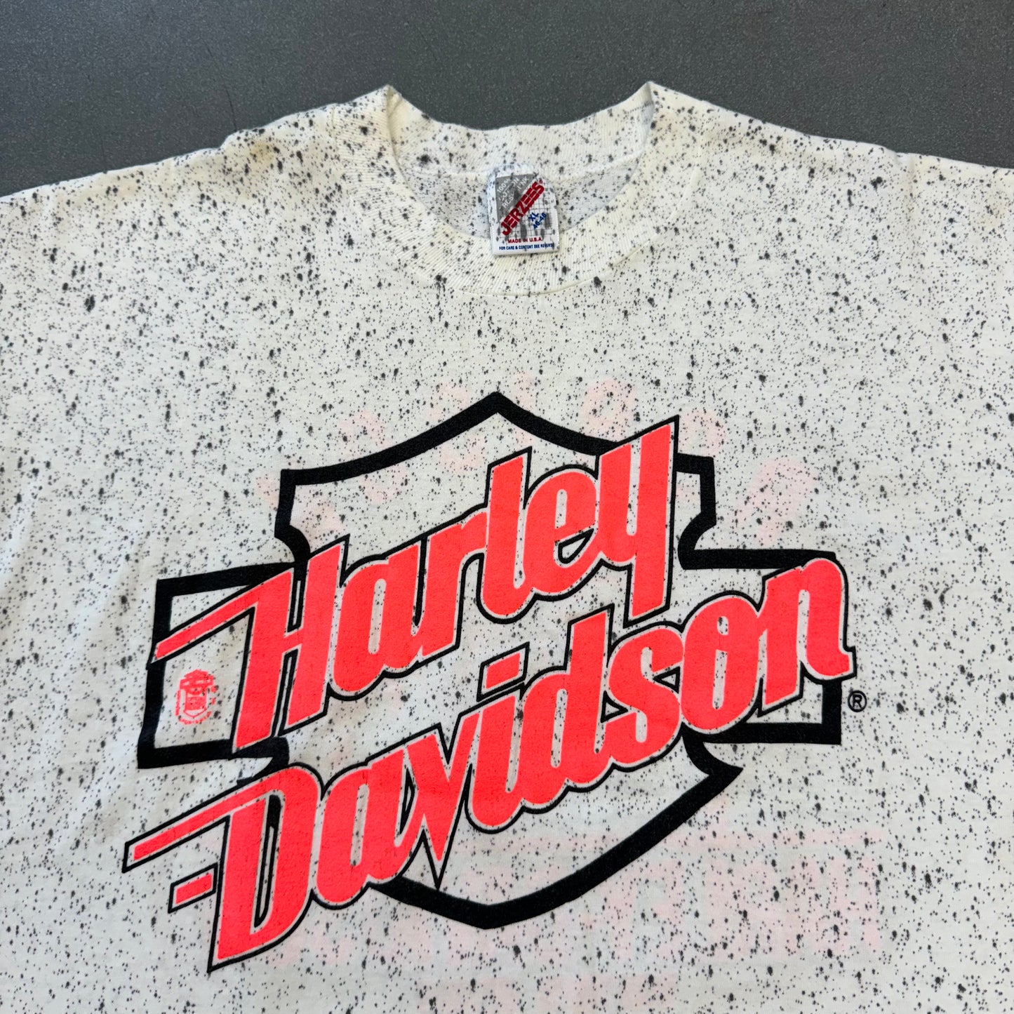 HARLEY-DAVIDSON ROBINSON DAYTONA BEACH FLORIDA SPLATTER AOP (JERZEES TAG)