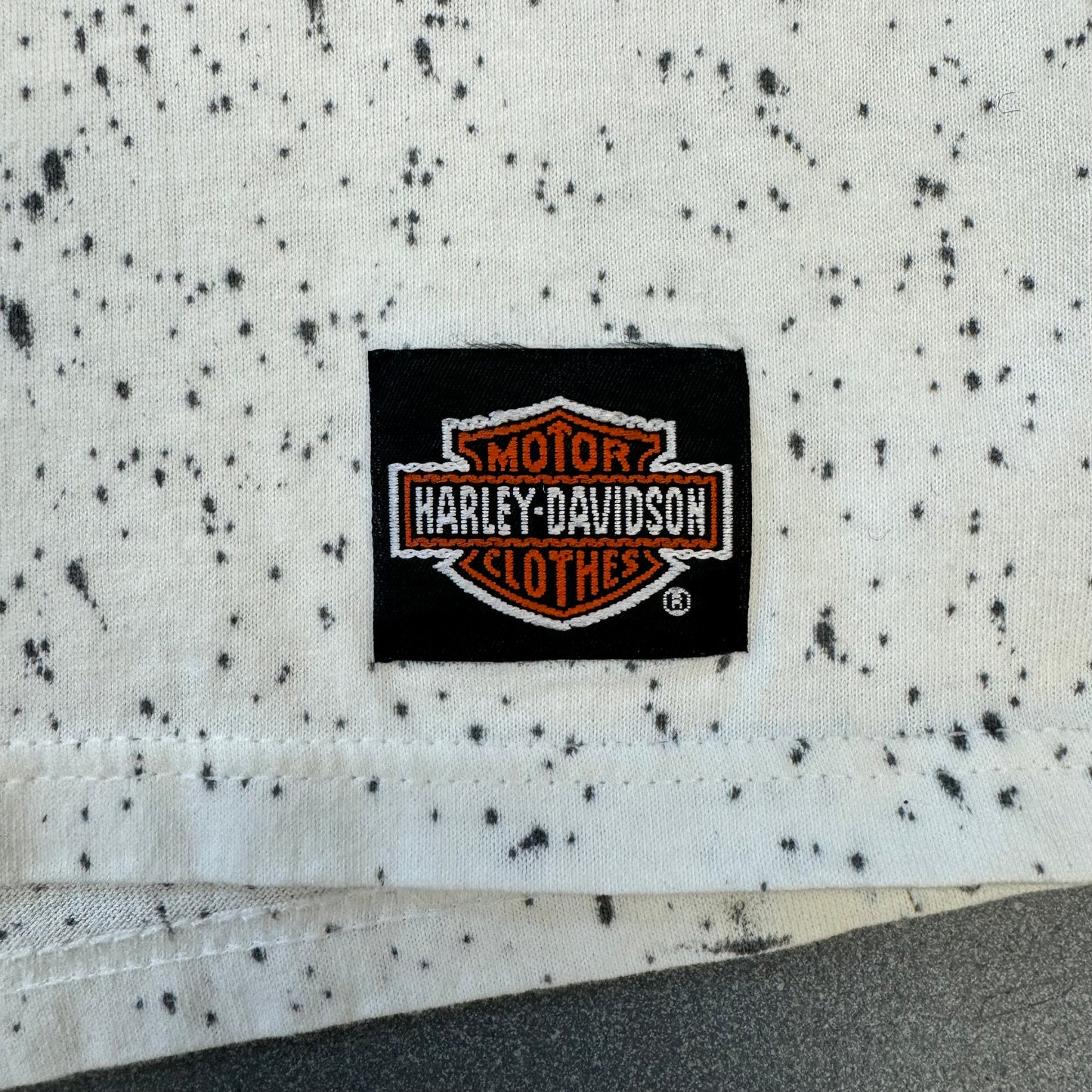 HARLEY-DAVIDSON ROBINSON DAYTONA BEACH FLORIDA SPLATTER AOP (JERZEES TAG)