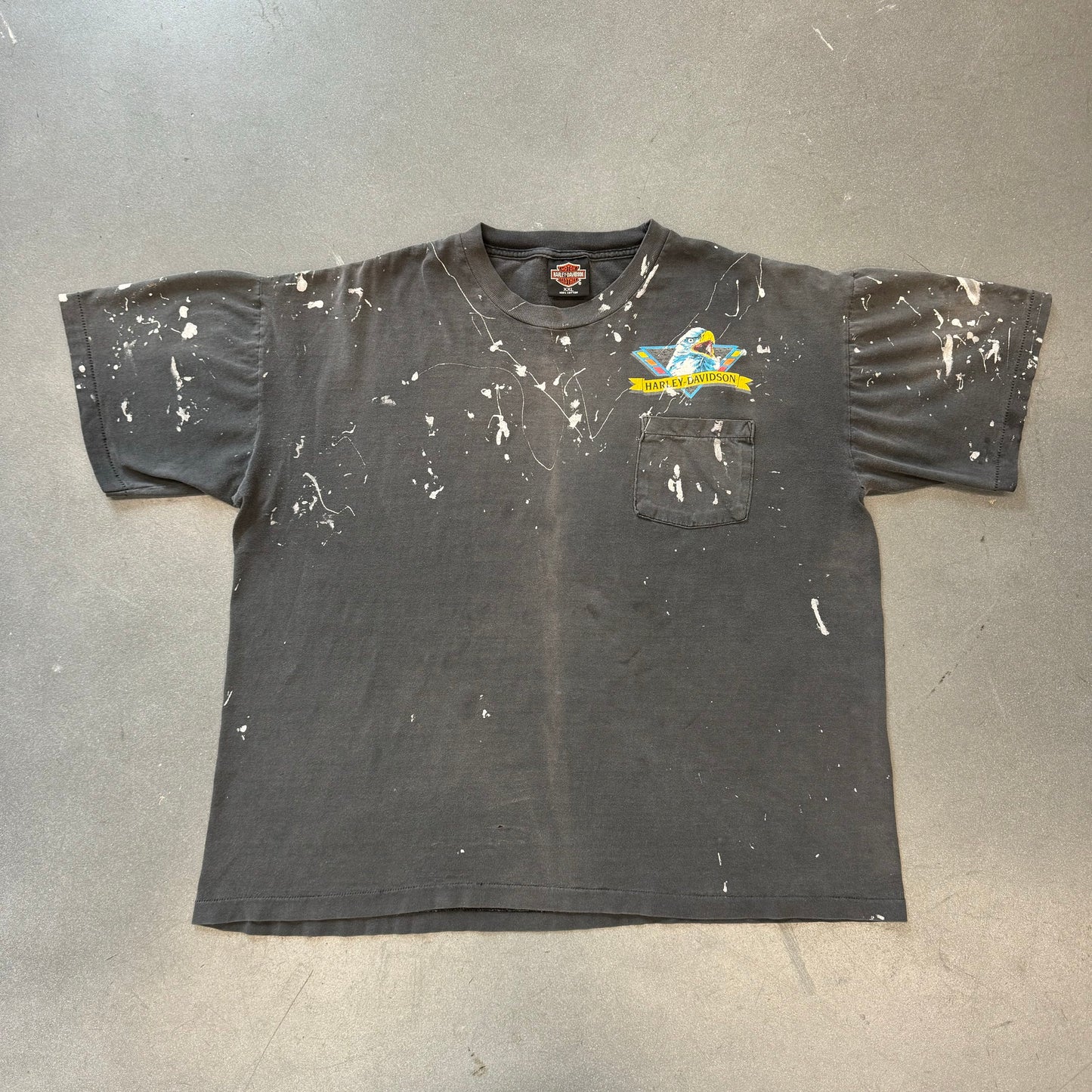 PAINT SPLATTER HARLEY-DAVIDSON MIDWAY BISMARCK-MANDAN, NORTH DAKTORA TEE