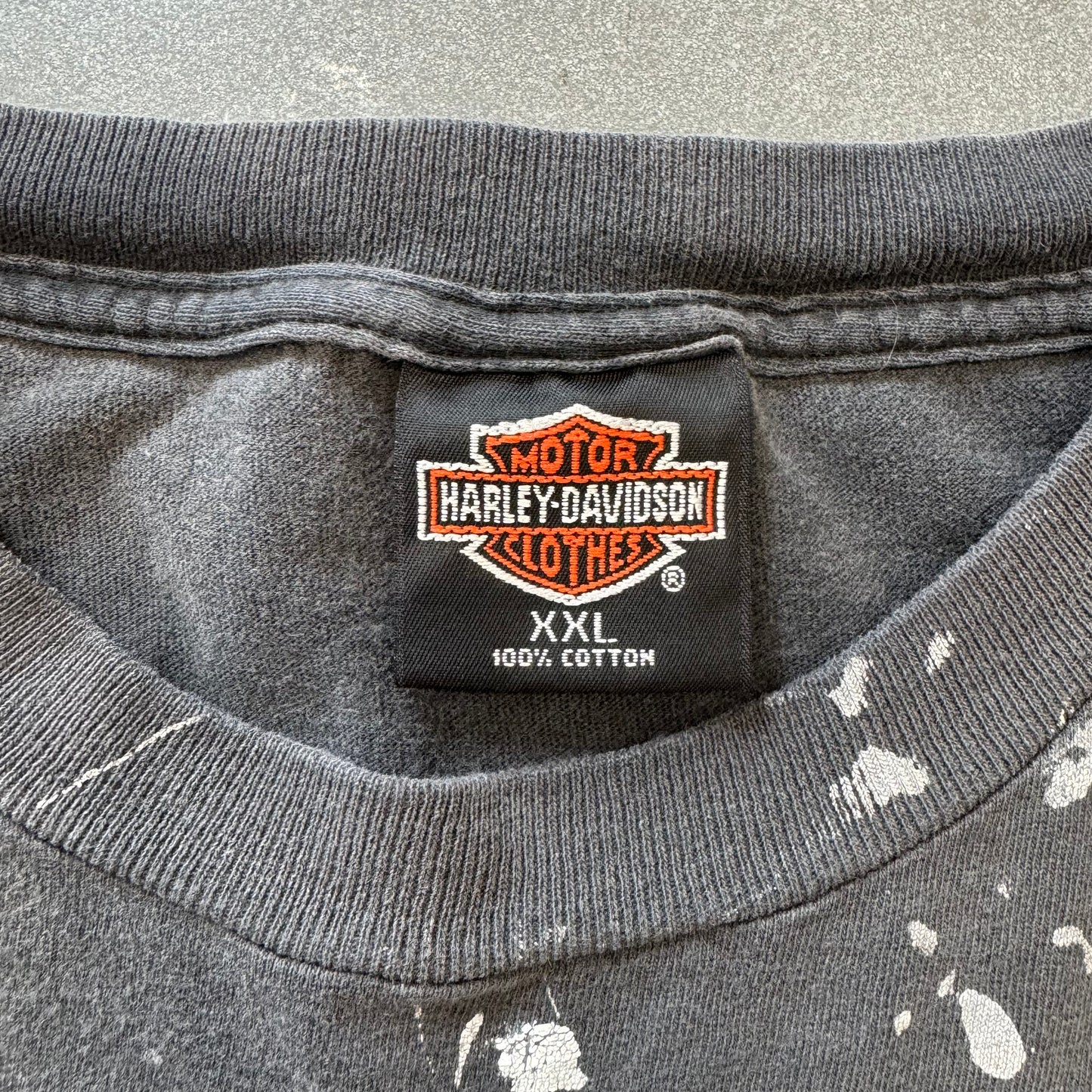 PAINT SPLATTER HARLEY-DAVIDSON MIDWAY BISMARCK-MANDAN, NORTH DAKTORA TEE