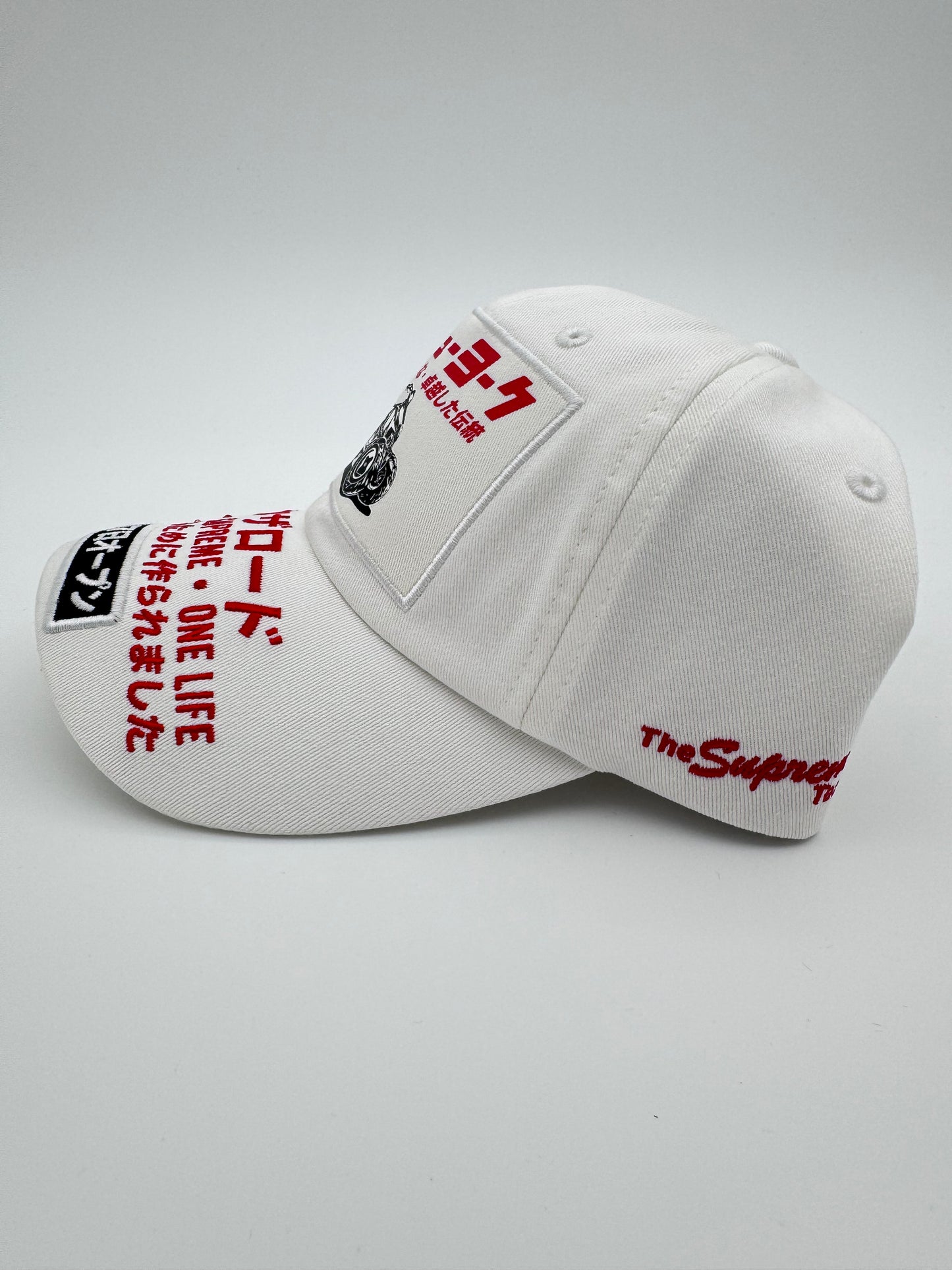FW25 SUPREME ATV 6-PANEL HAT - WHITE (NEW)