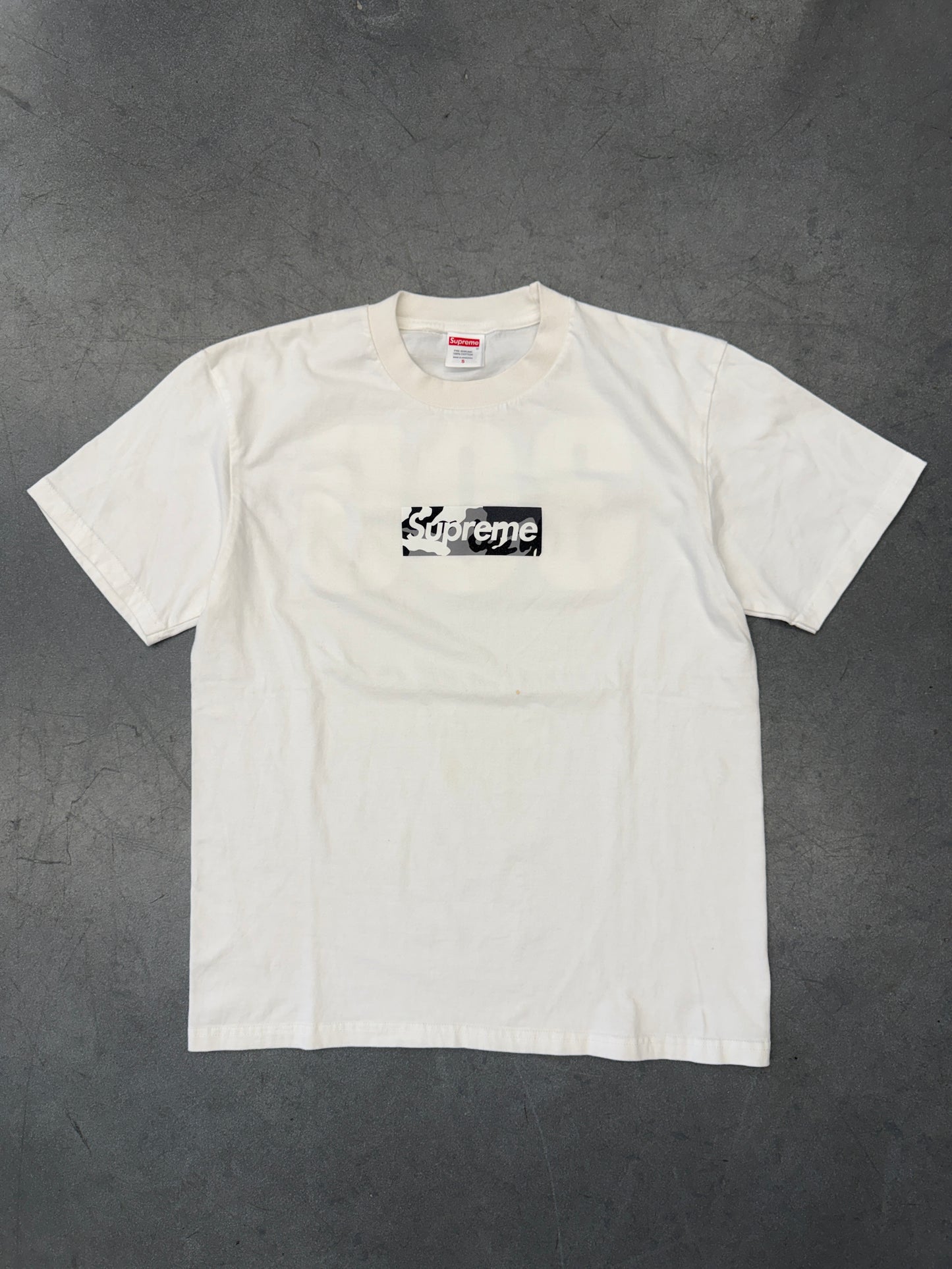 SS25 SUPREME MIAMI 305 SNOW CAMO BOX LOGO TEE