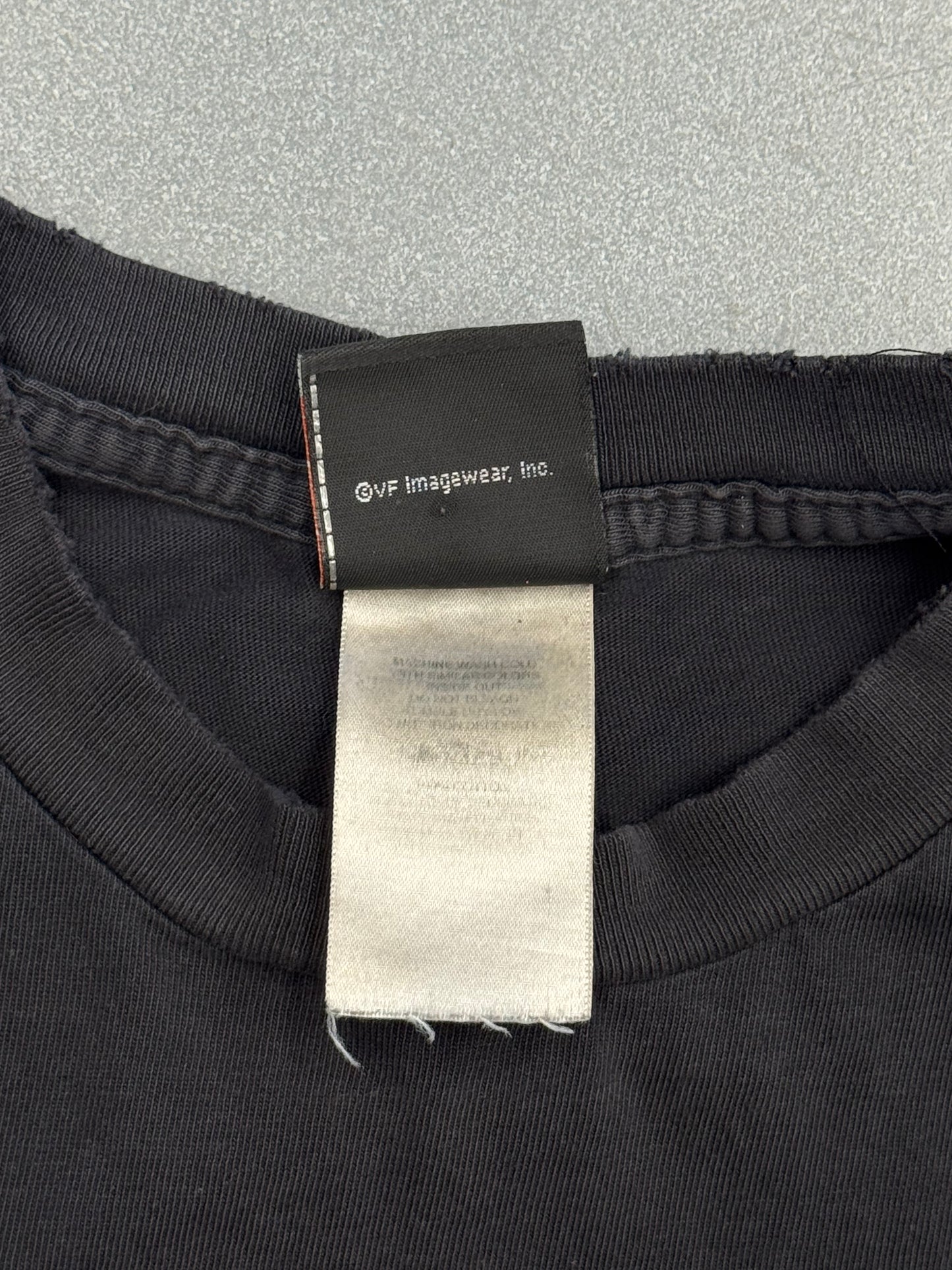 VINTAGE HARLEY-DAVIDSON EVANSVILLE, IN SMOKED CUT-OFF TEE