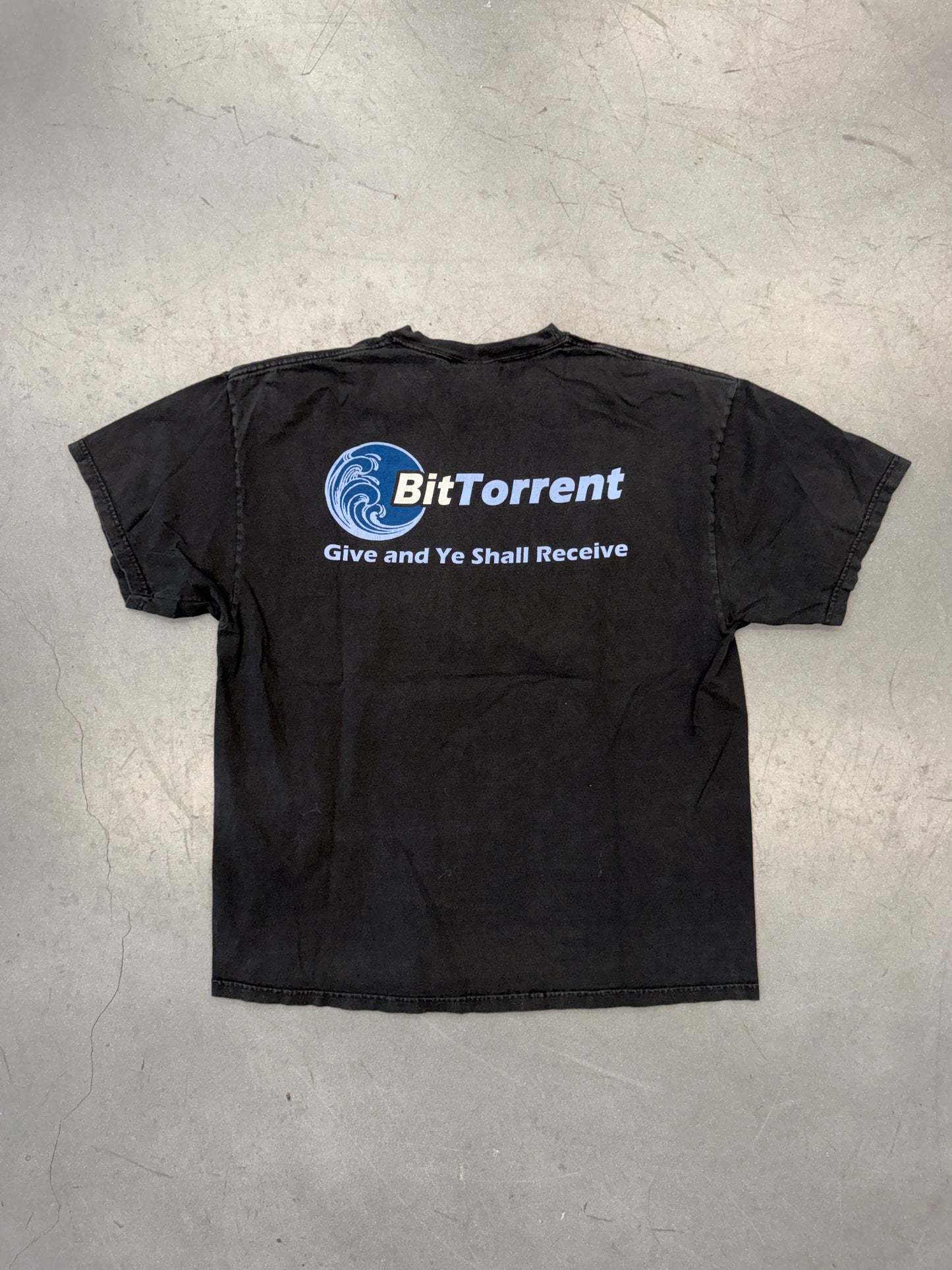 00'S BIT TORRENT "GIVE AND YE SHALL RECEIVE" TEE (JINX TAG)
