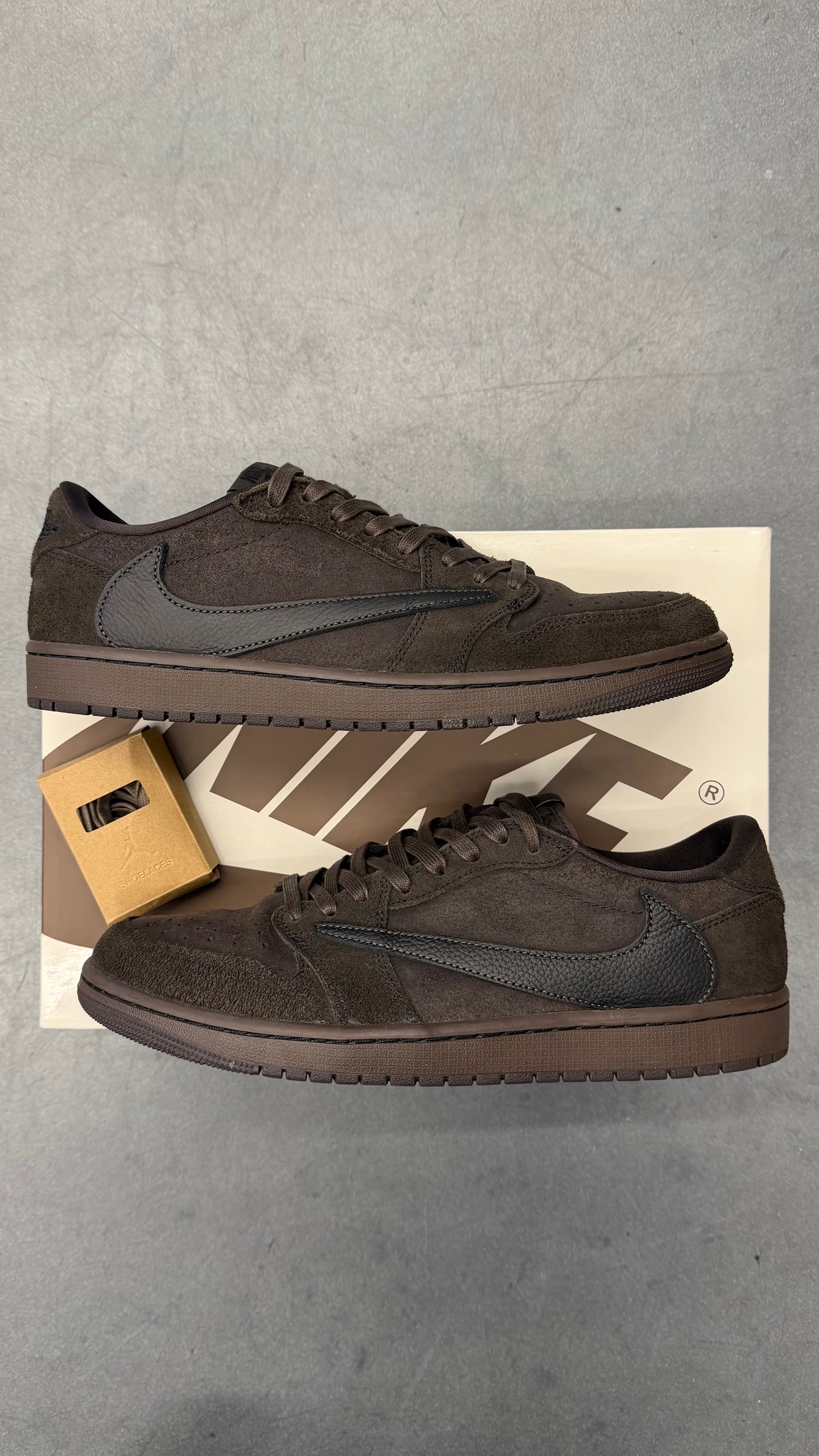 2024 AIR JORDAN 1 RETRO LOW OG SP TRAVIS SCOTT VELVET BROWN