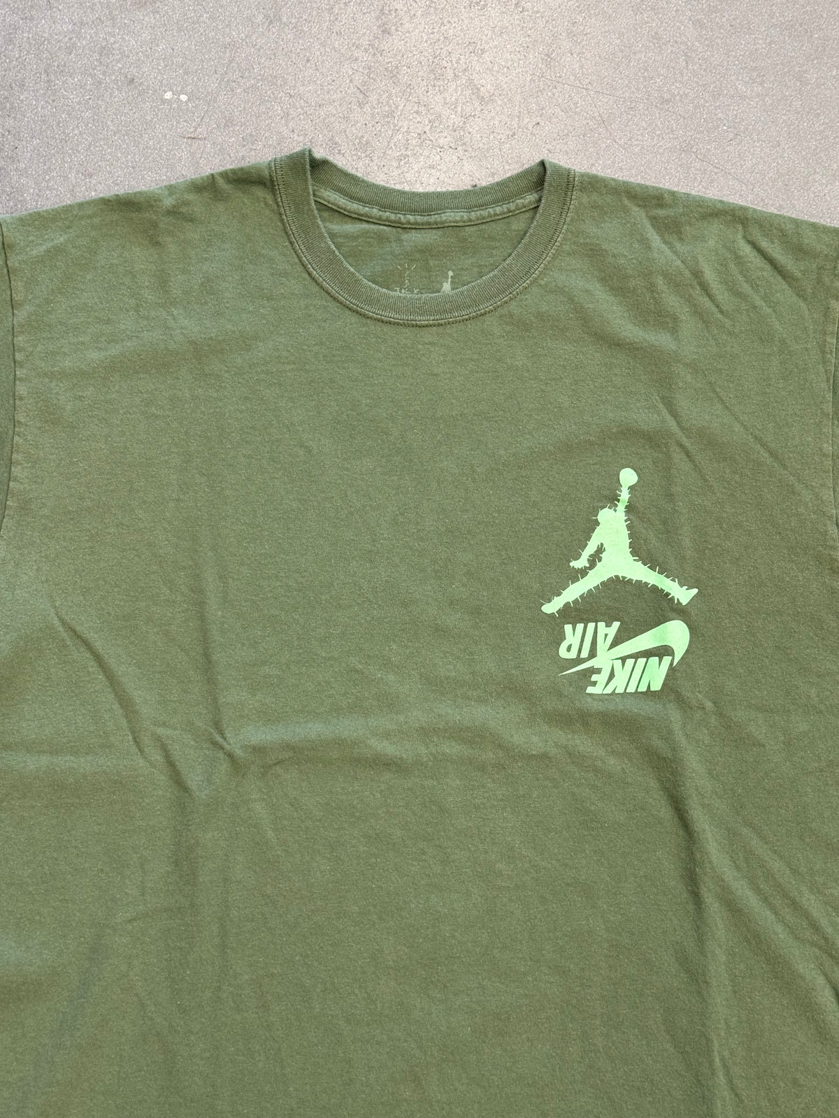 FW19 TRAVIS SCOTT JORDAN CACTUS JACK HIGHEST T-SHIRT - OLIVE