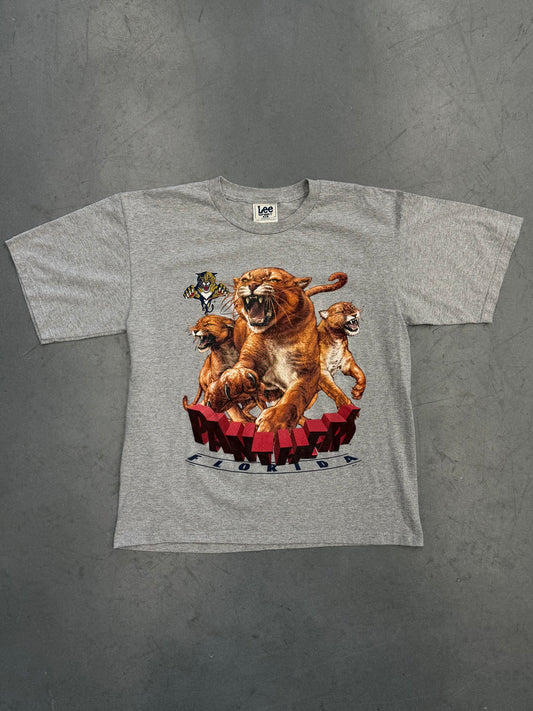 90S FLORIDA PANTHERS TRIPLE PANTHER TEE (LEE SPORTS TAG)