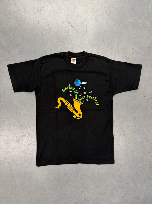 1996 AT&T SPRINGTIME JAZZ FESTIVAL SAXOPHONE TEE (FOTL TAG)
