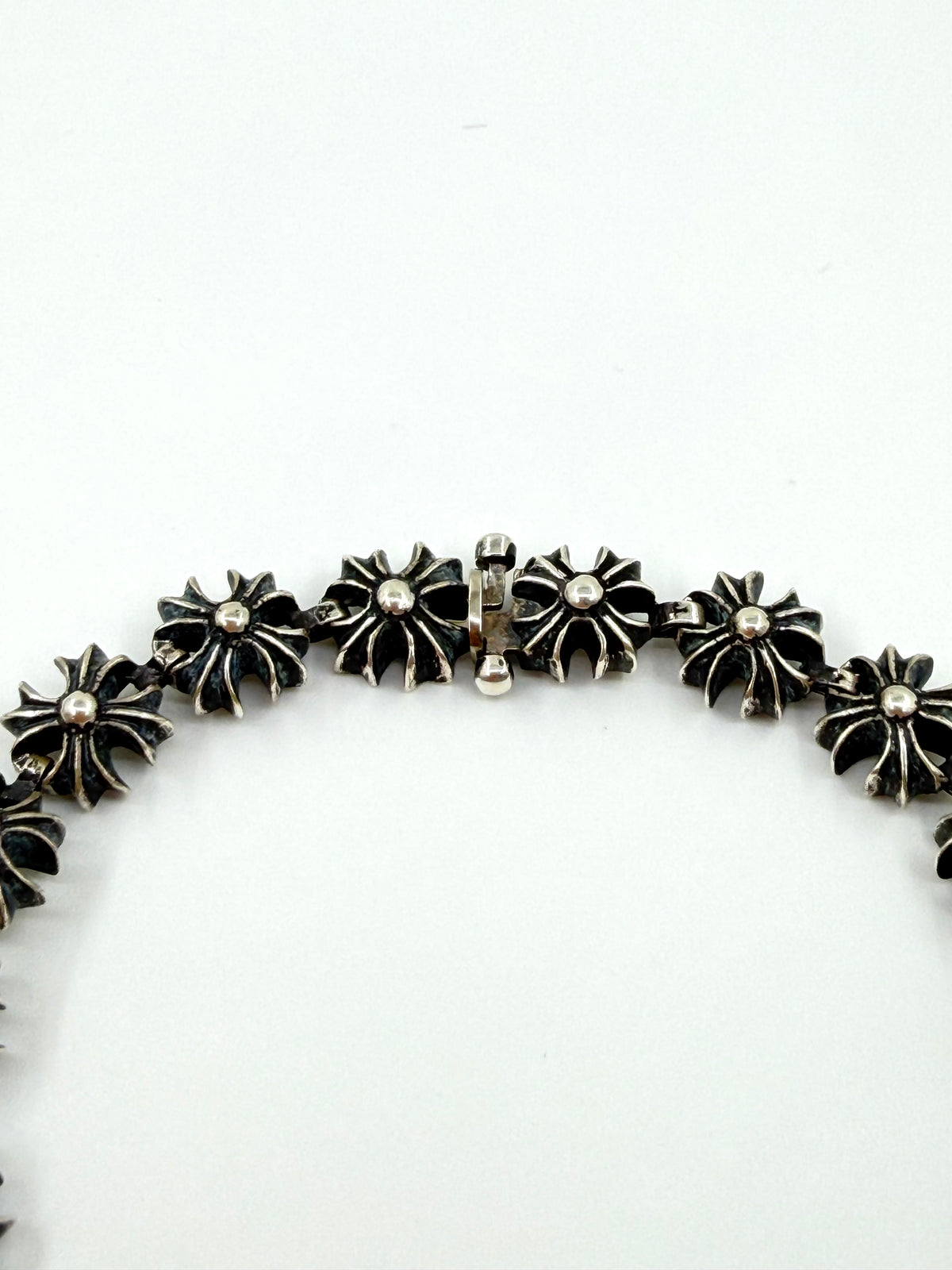 CHROME HEARTS PLUS SILVER BRACELET - 16 LINK
