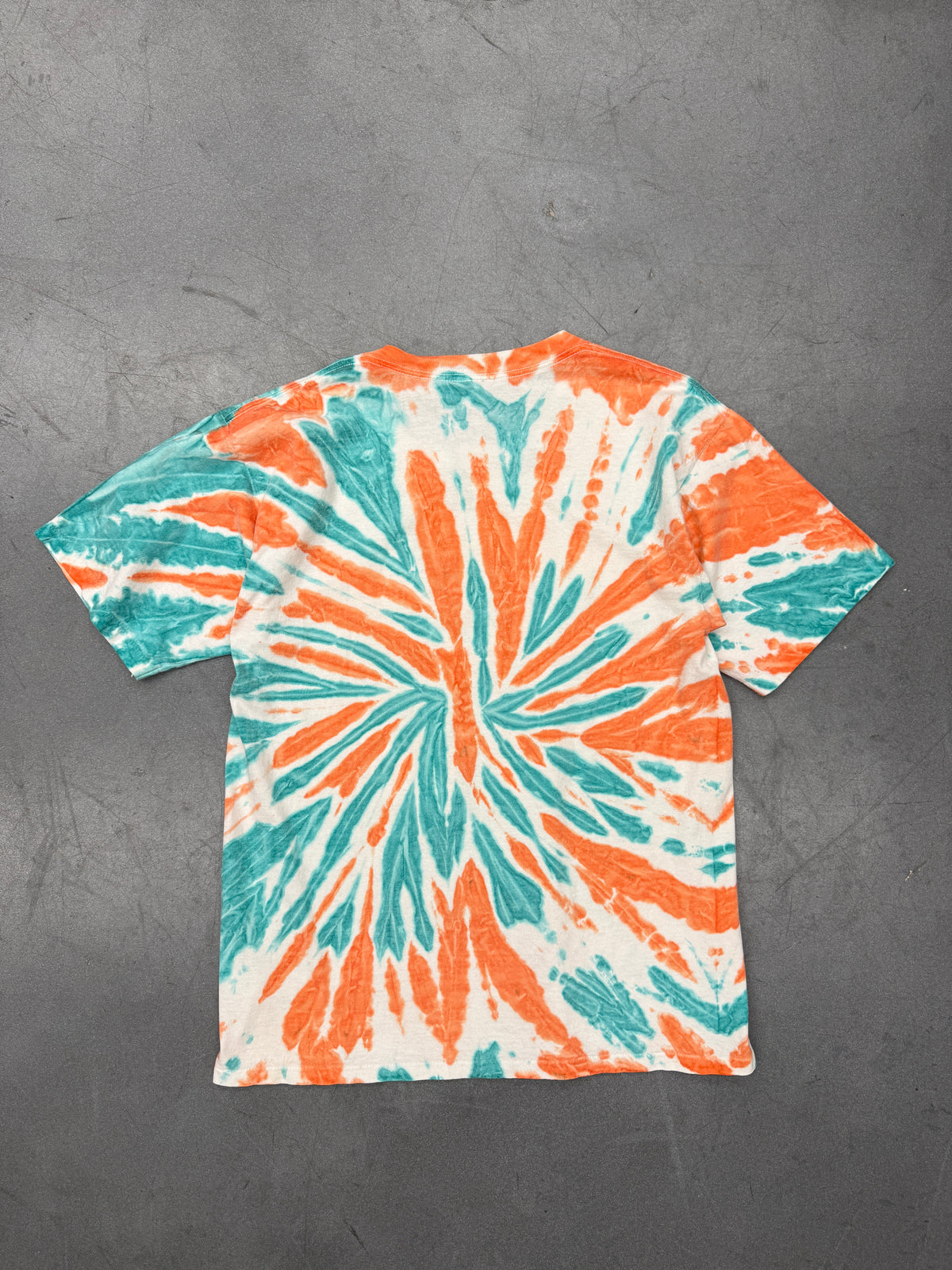 MIAMI DOLPHINS GO FINS JASON TAYLOR TIE-DYE TEE (SPORT ATTACK TAG)