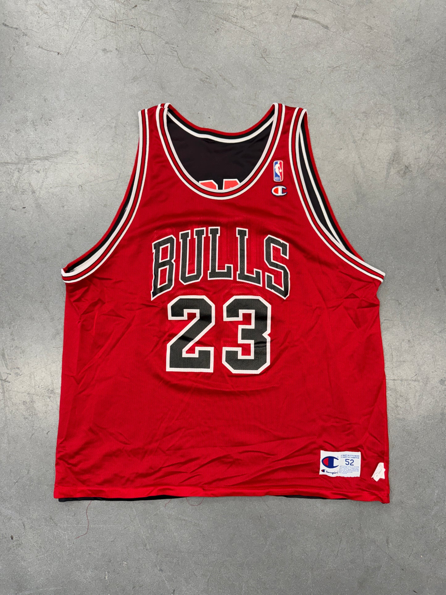 90'S CHICAGO BULLS REVERSIBLE JORDAN CHAMPION JERSEY