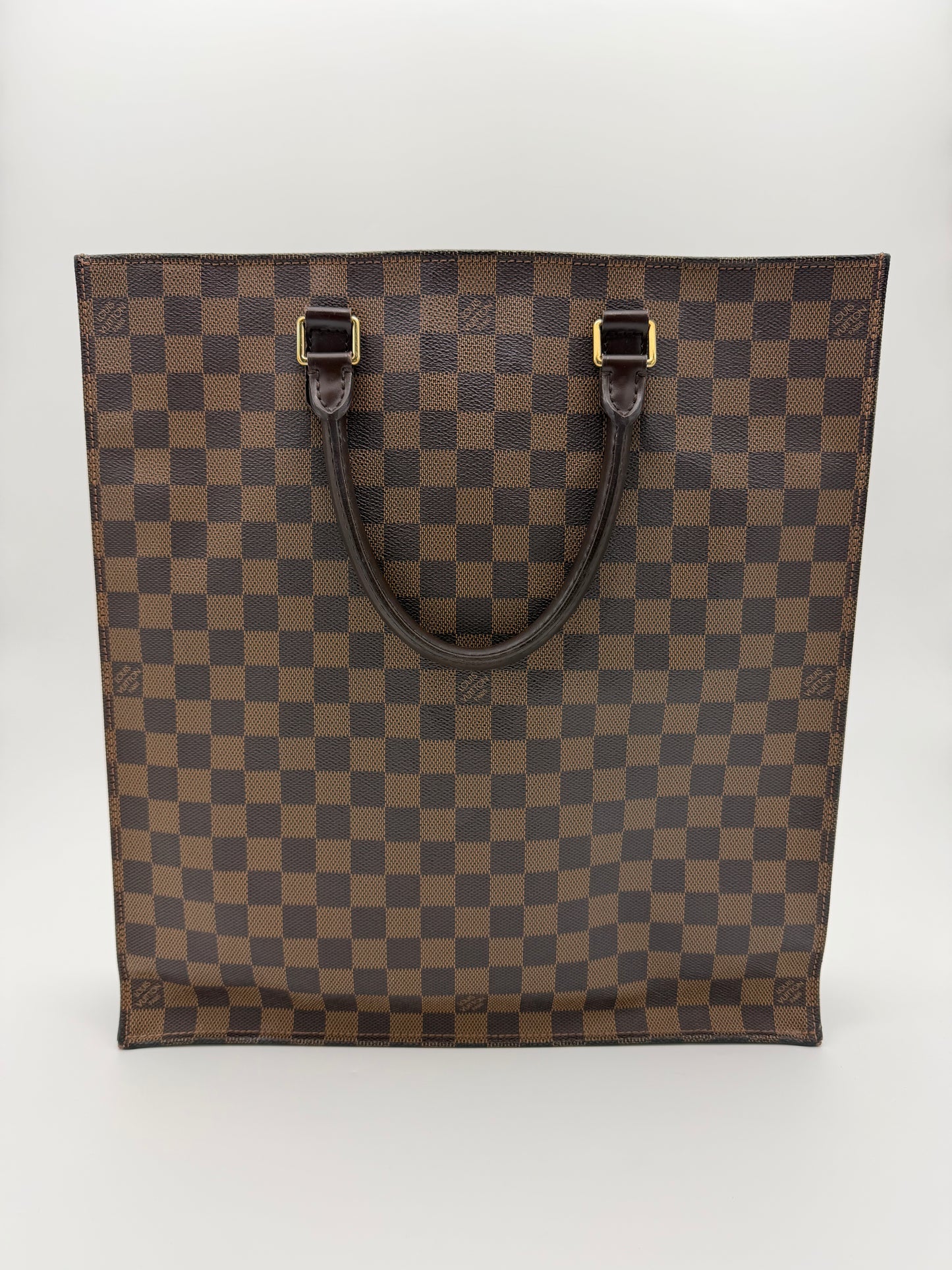 LOUIS VUITTON DAMIER EBENE SAC PLAT TOTE