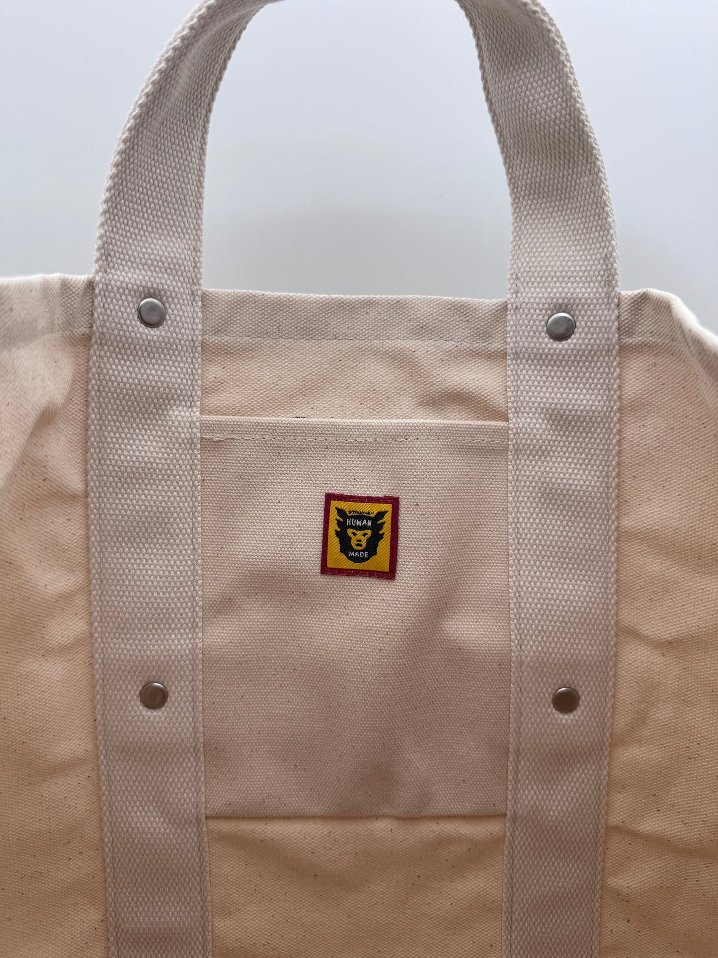 HUMAN MADE POLAR BEAR AND HEART LARGE TOTE BAG