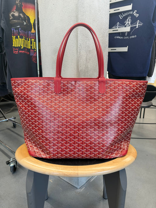 GOYARD SAINT LOUIS GM TOTE BAG - RED