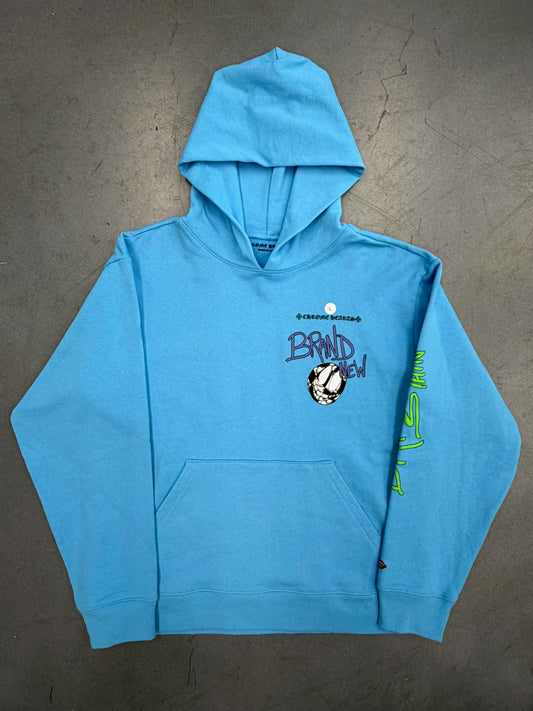 CHROME HEARTS MATTY BOY BRAND NEW HOODIE - BLUE