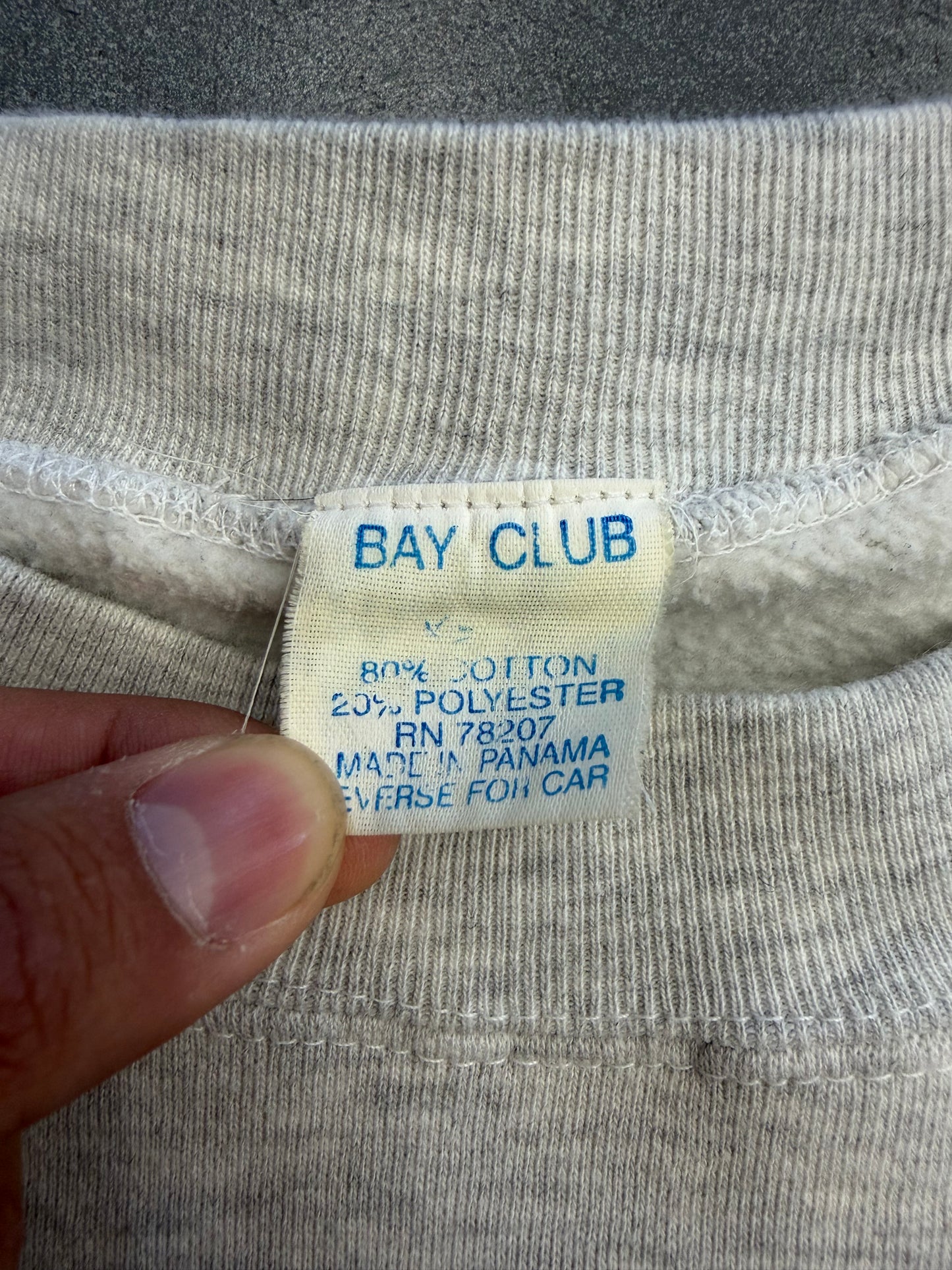 80S PHILLIES "LICK IT, ROLL IT, SMOKE IT!" BLUNT CREWNECK (BAY CLUB TAG)