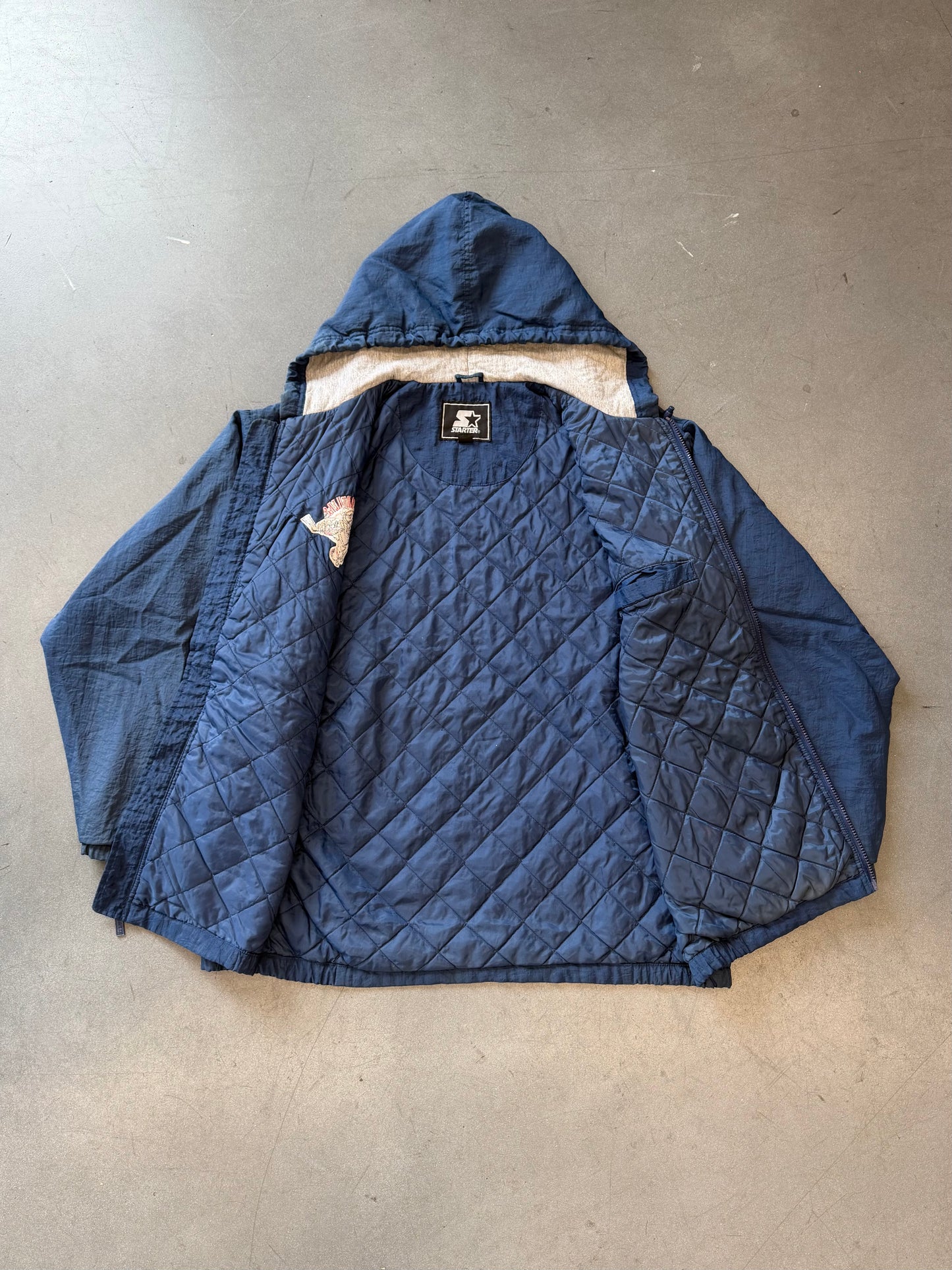 90S STARTER FLORIDA PANTHERS INSULATED ZIP UP NYLON JACKET