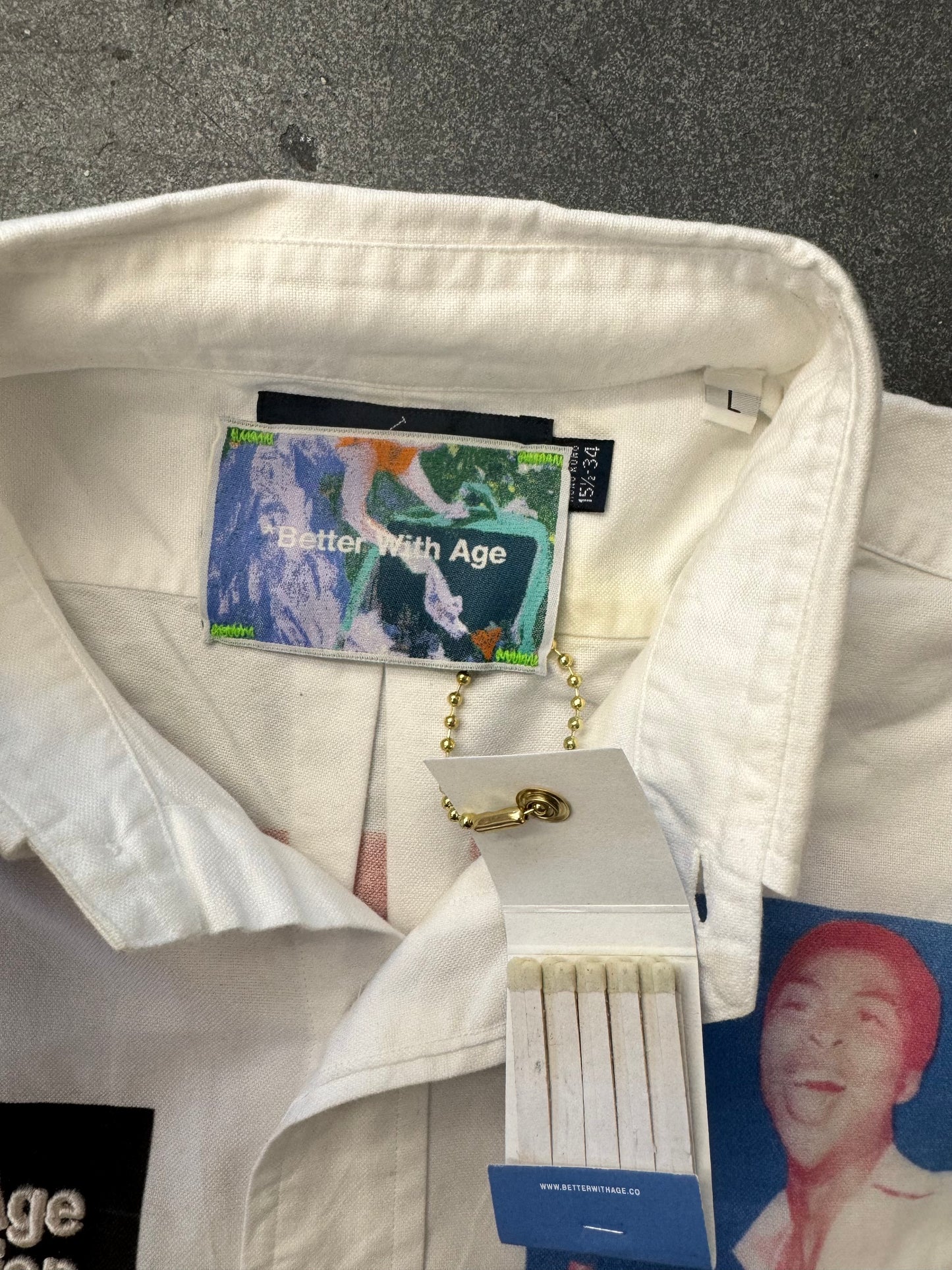 BETTER WITH AGE JOHNNY BUTTON DOWN SHIRT