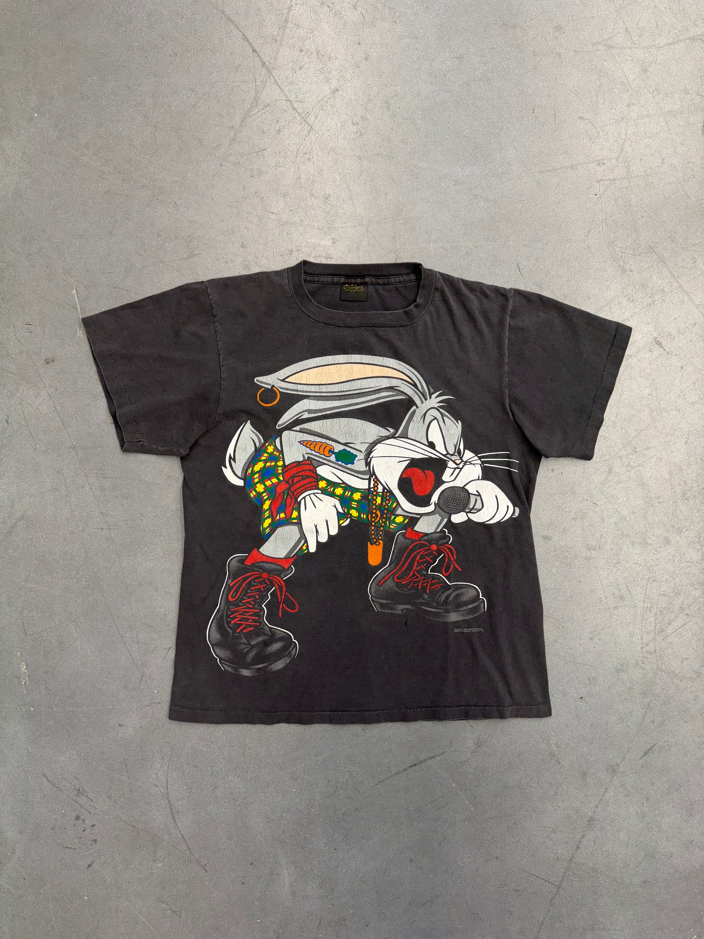 1993 BUGS BUNNY MICROPHONE TEE (CHANGES TAG)