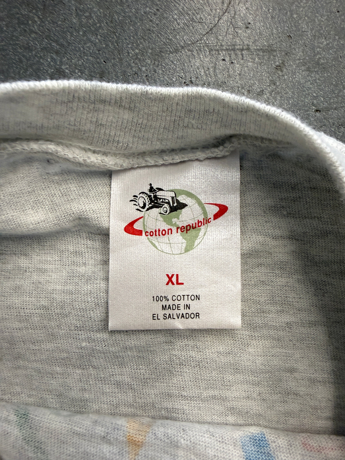90'S MIAMI HEAT IT'S TIME TO PLAY. CONFETTI TEE (COTTON REPUBLIC TAG)