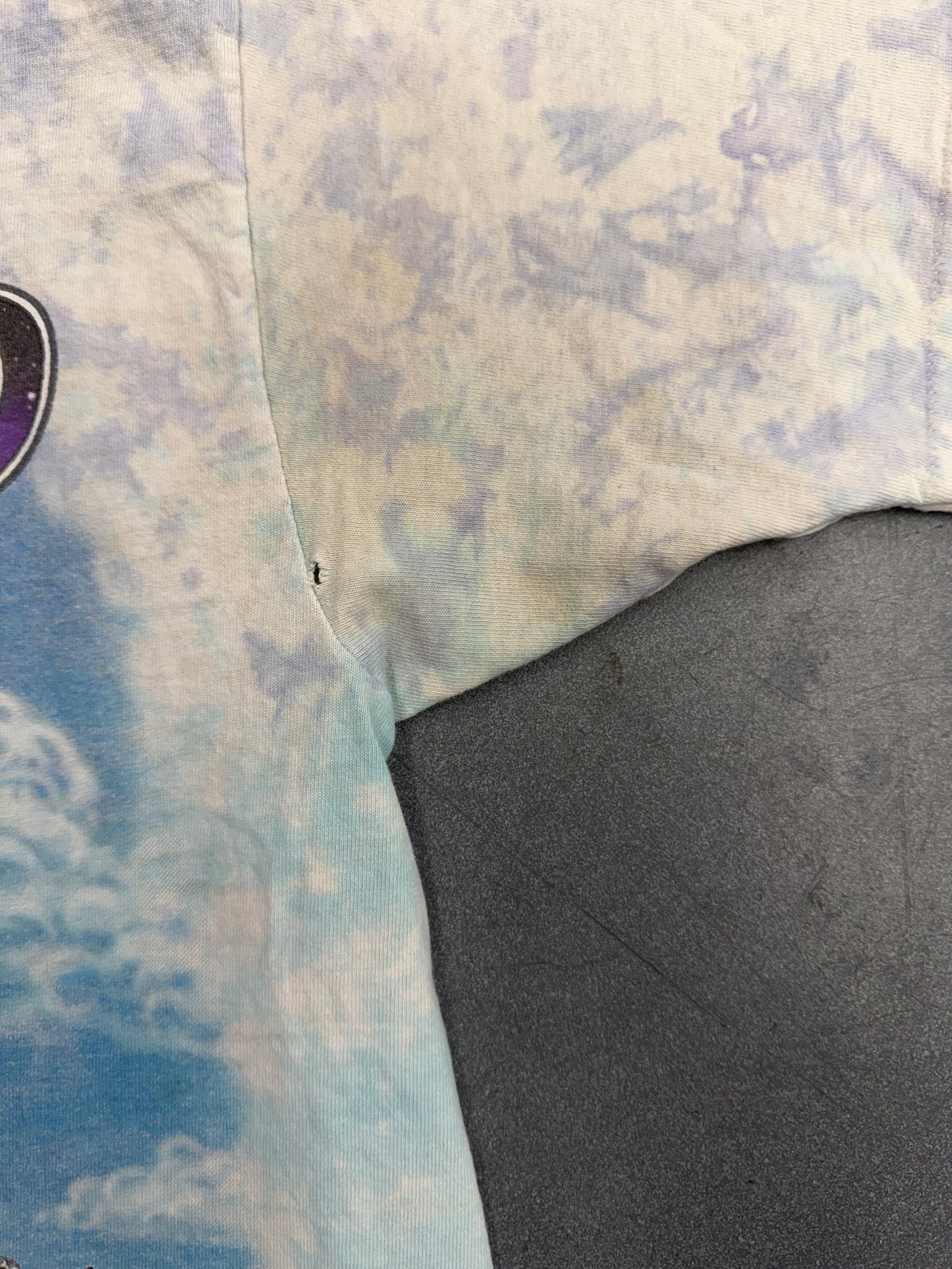 1993 GRATEFUL DEAD PIRATE SHIP CROPPED AOP TEE (LIQUID BLUE TAG)
