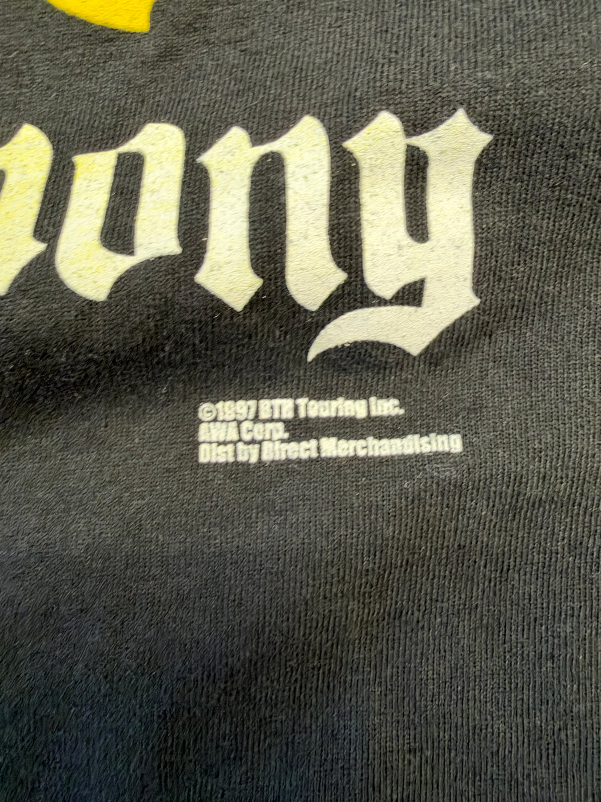 1997 BONE THUGS-N-HARMONY CHOPPED TEE (JERZEES TAG)