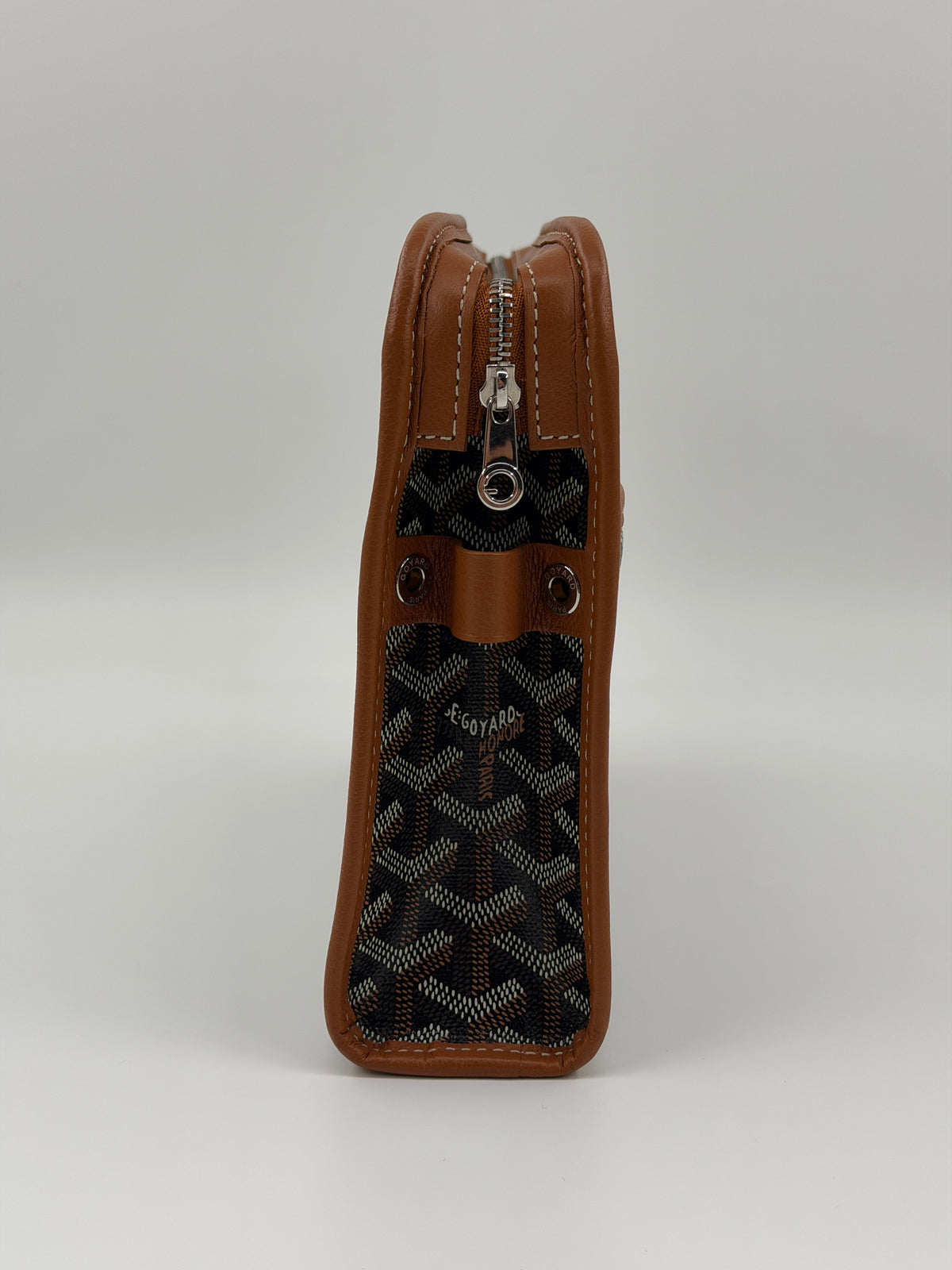 GOYARD JOUVENCE TOILETRY POUCH - BROWN/BLACK