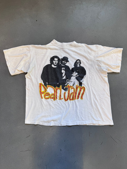 1995 PEARL JAM VITALOGY INDEX TEE (SHORT HILLS TAG)