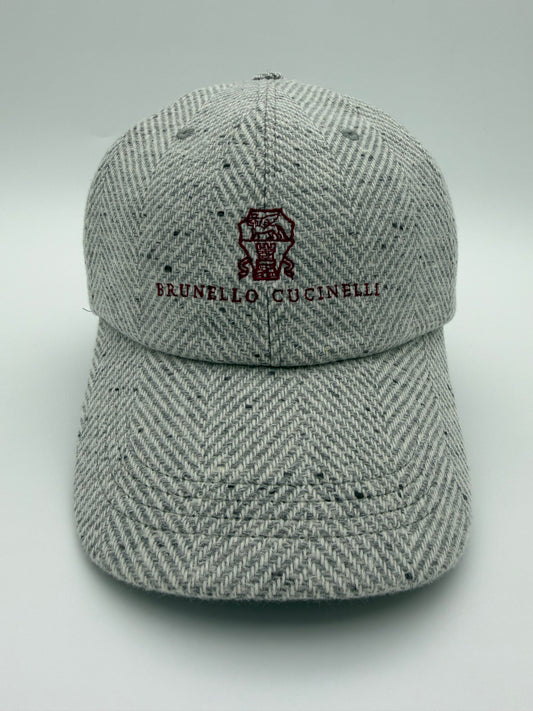 BRUNELLO CUCINELLI CHEVRON BASEBALL CAP