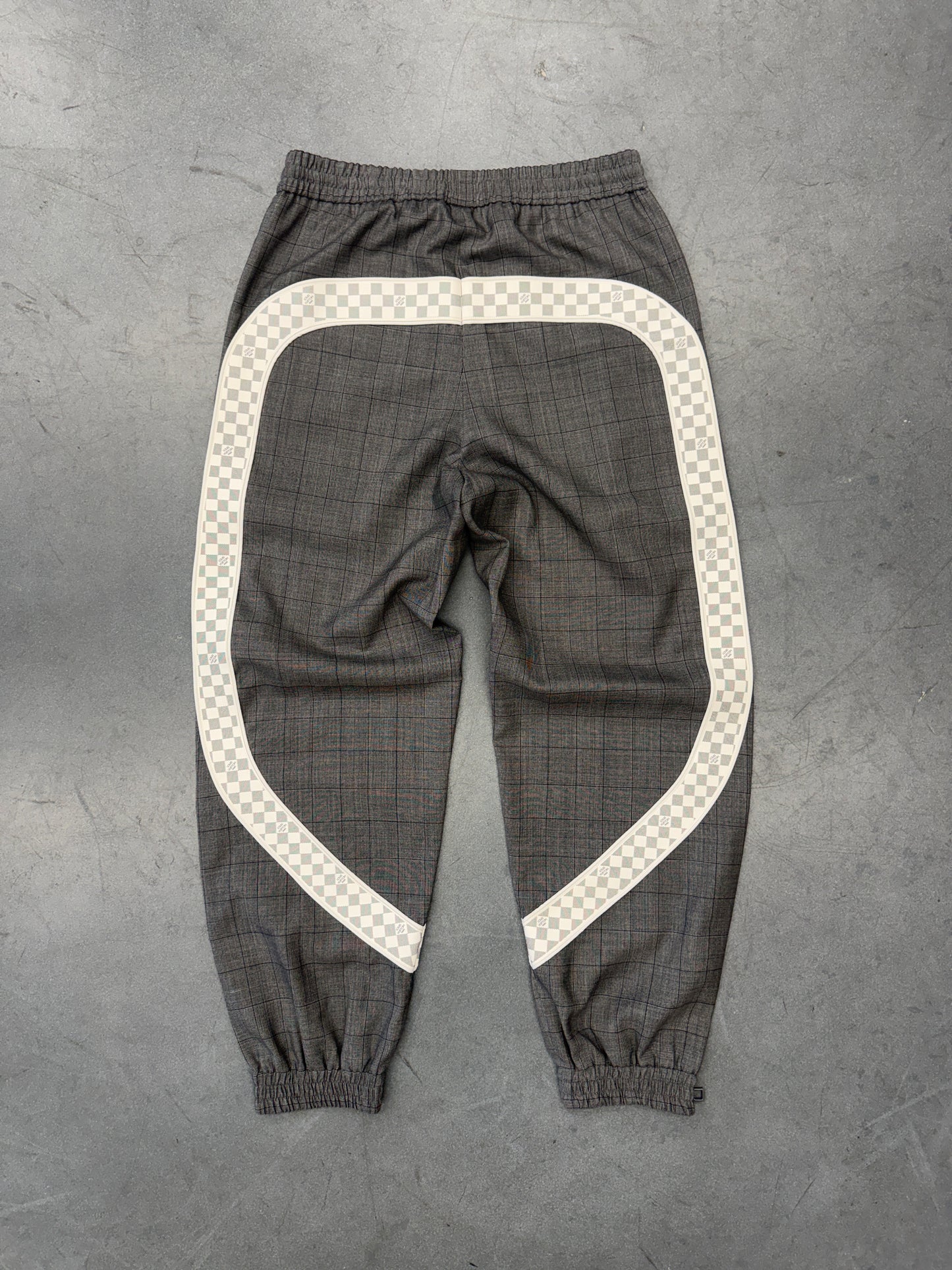FW22 LOUIS VUITTON DAMIER SIDE STRIPE JOGGERS