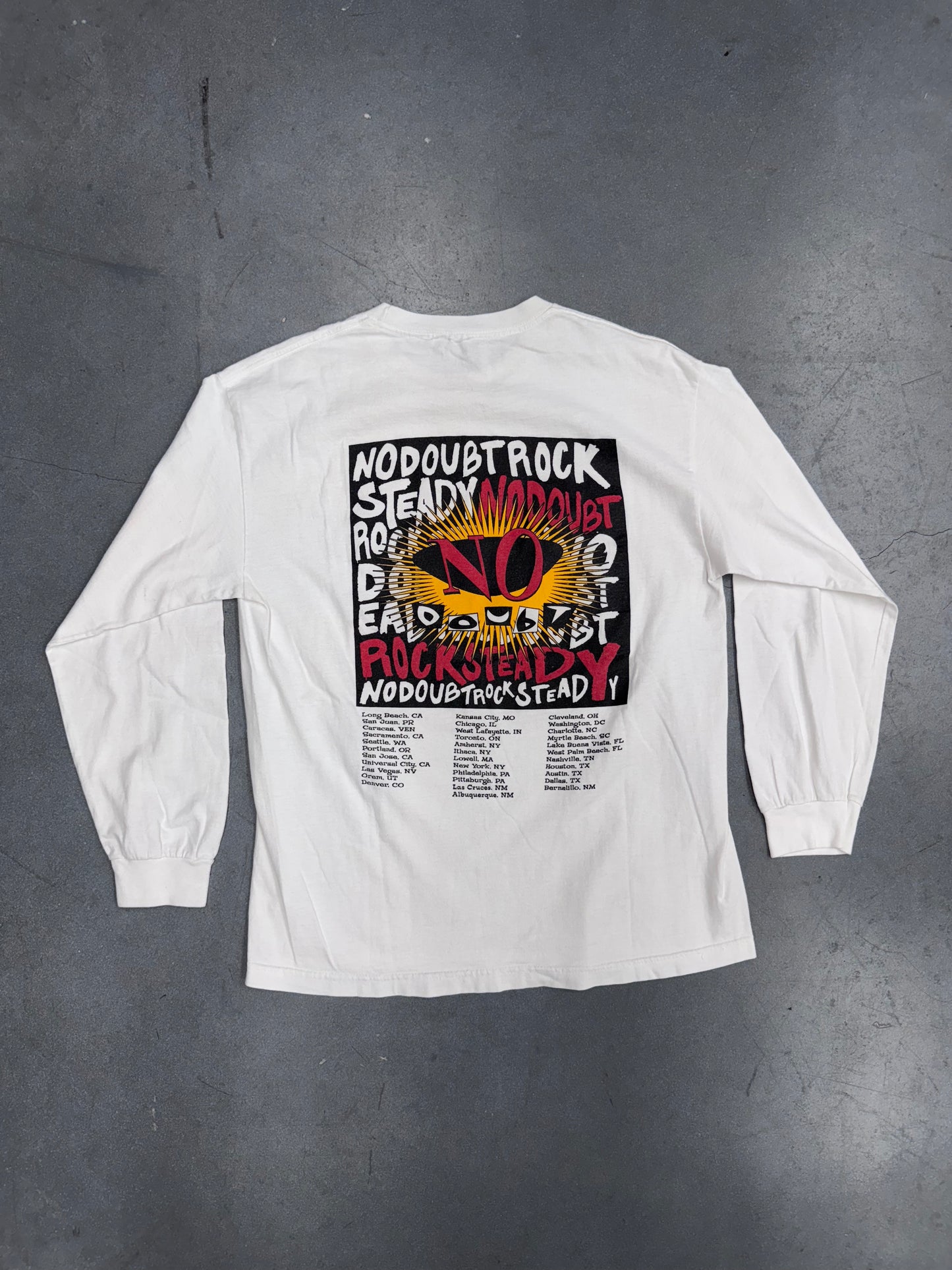 2002 NO DOUBT ROCK STEADY LS TOUR TEE (CUT TAG)
