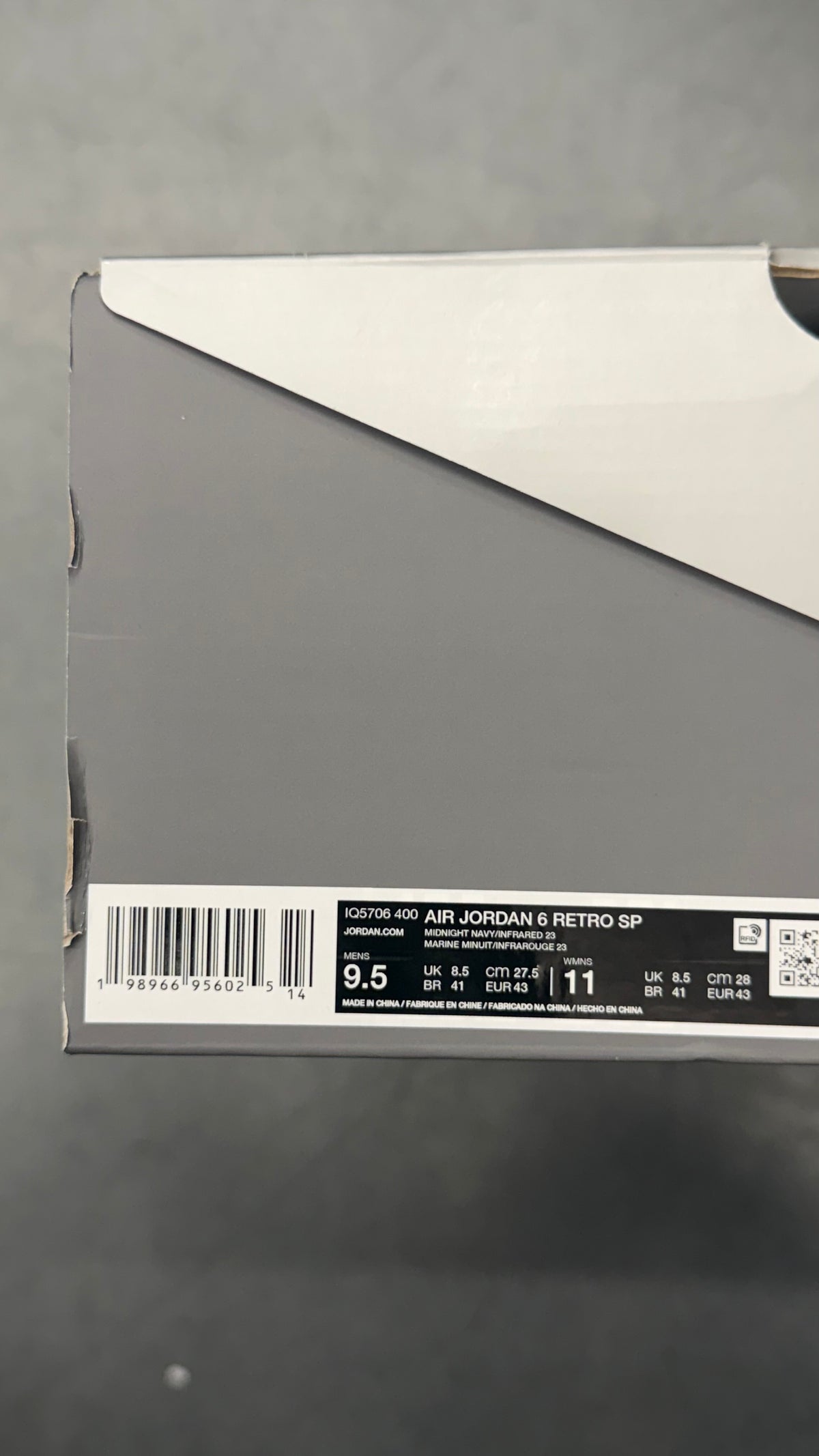 2026 AIR JORDAN 6 RETRO SP AWAKE - BLUE