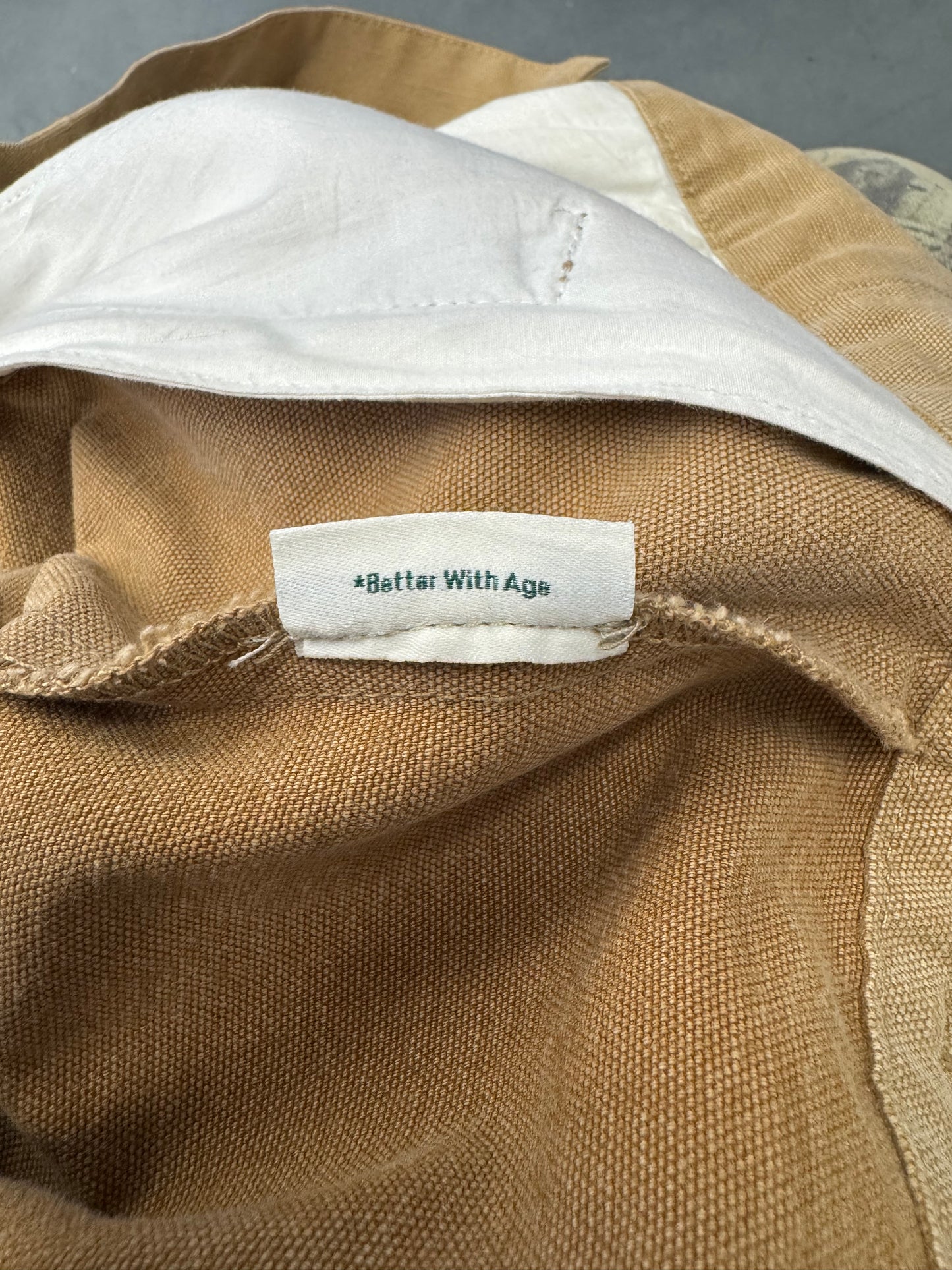BETTER WITH AGE HARRISON RECONSTRUCTED TRUCKER JACKET