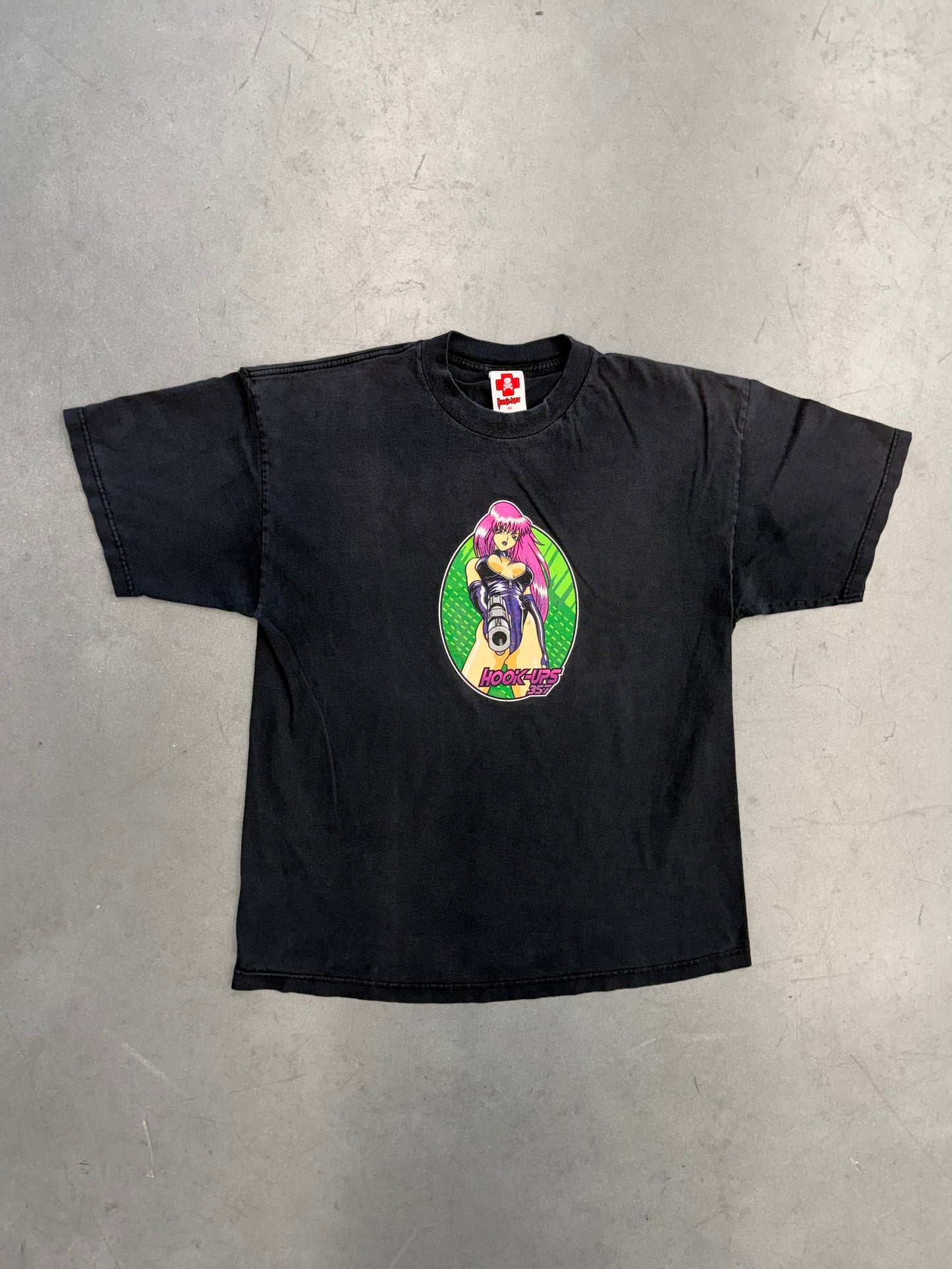 1997 HOOK-UPS 357 TEE (WHITE/RED TAG)