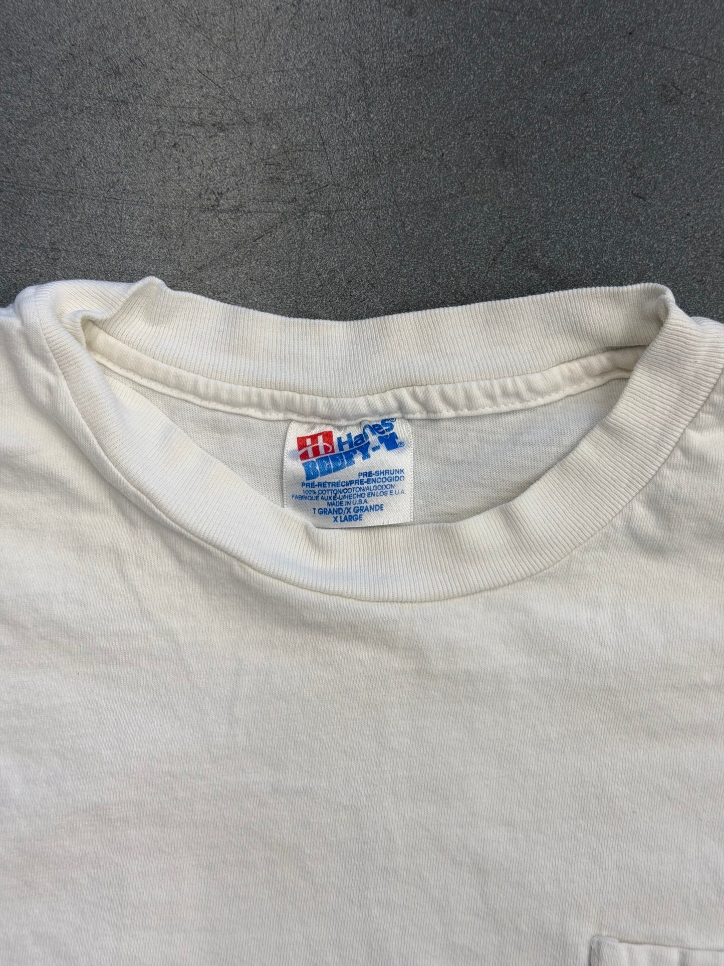 90S GUY HARVEY TURTLE POCKET TEE (HANES BEEFY-T TAG)